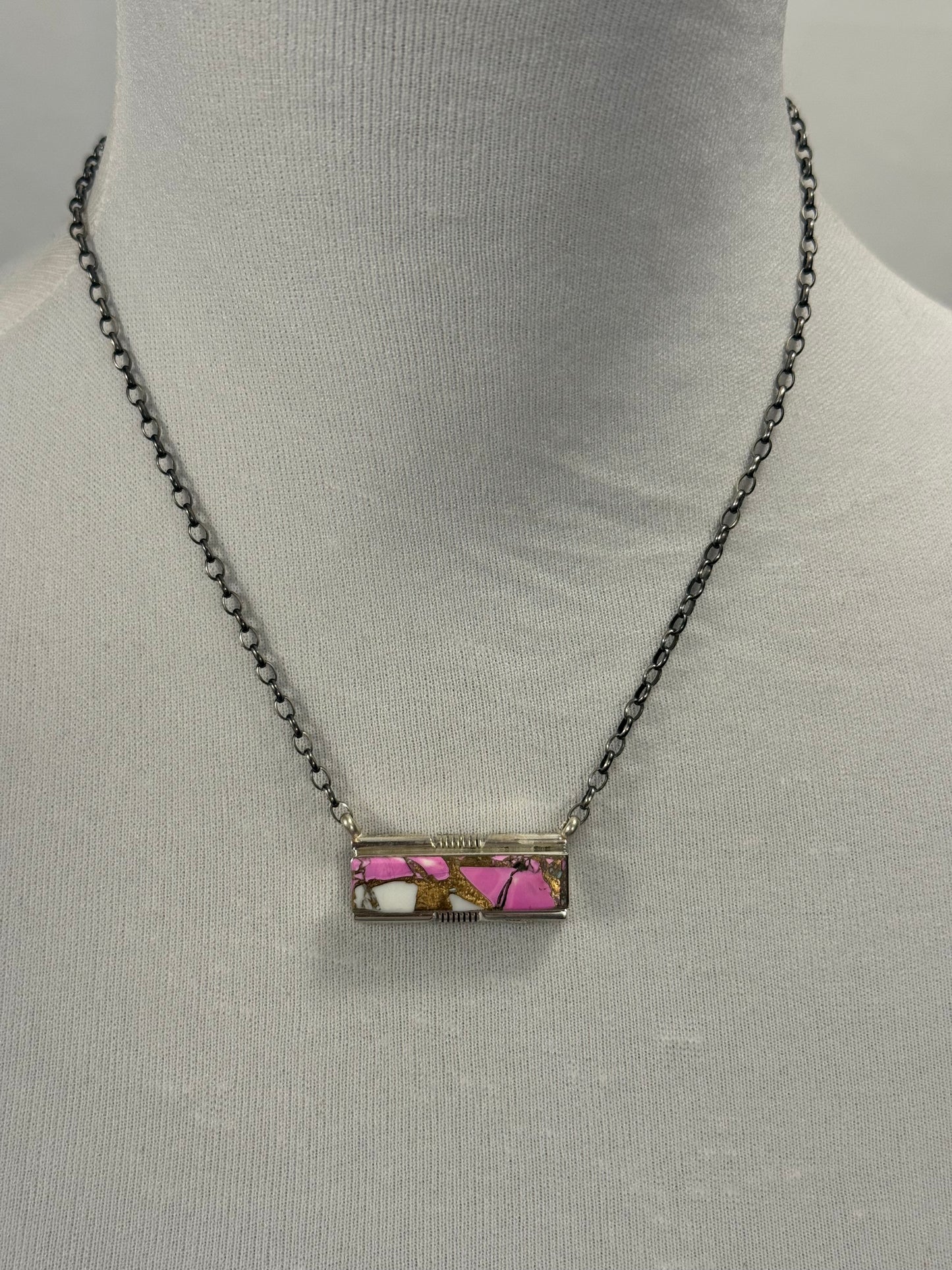 Cotton Candy Bar Necklace