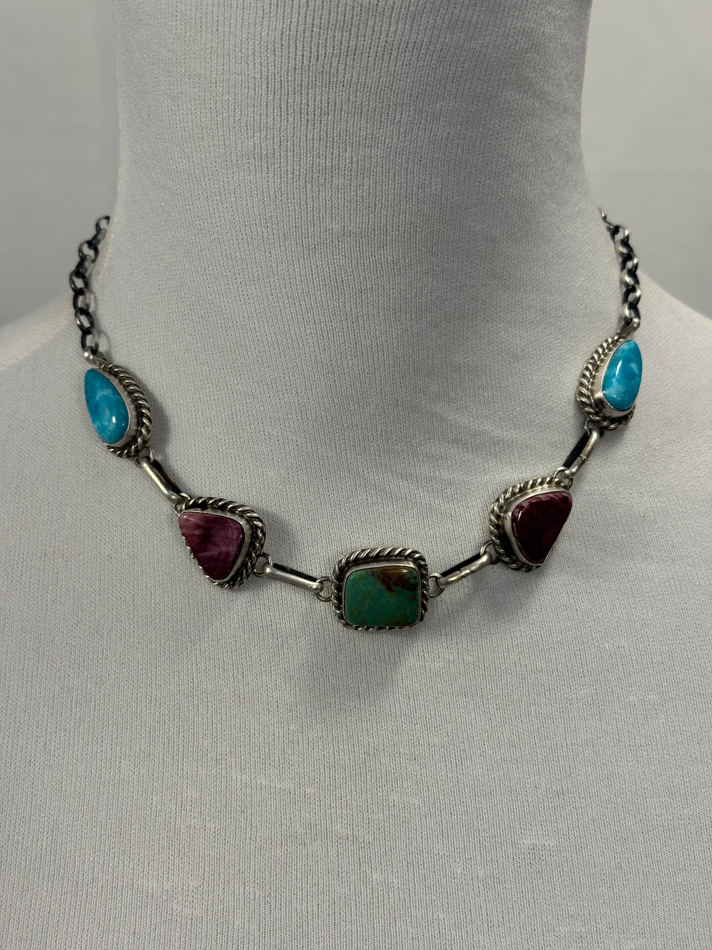 Multi Color Choker Necklace