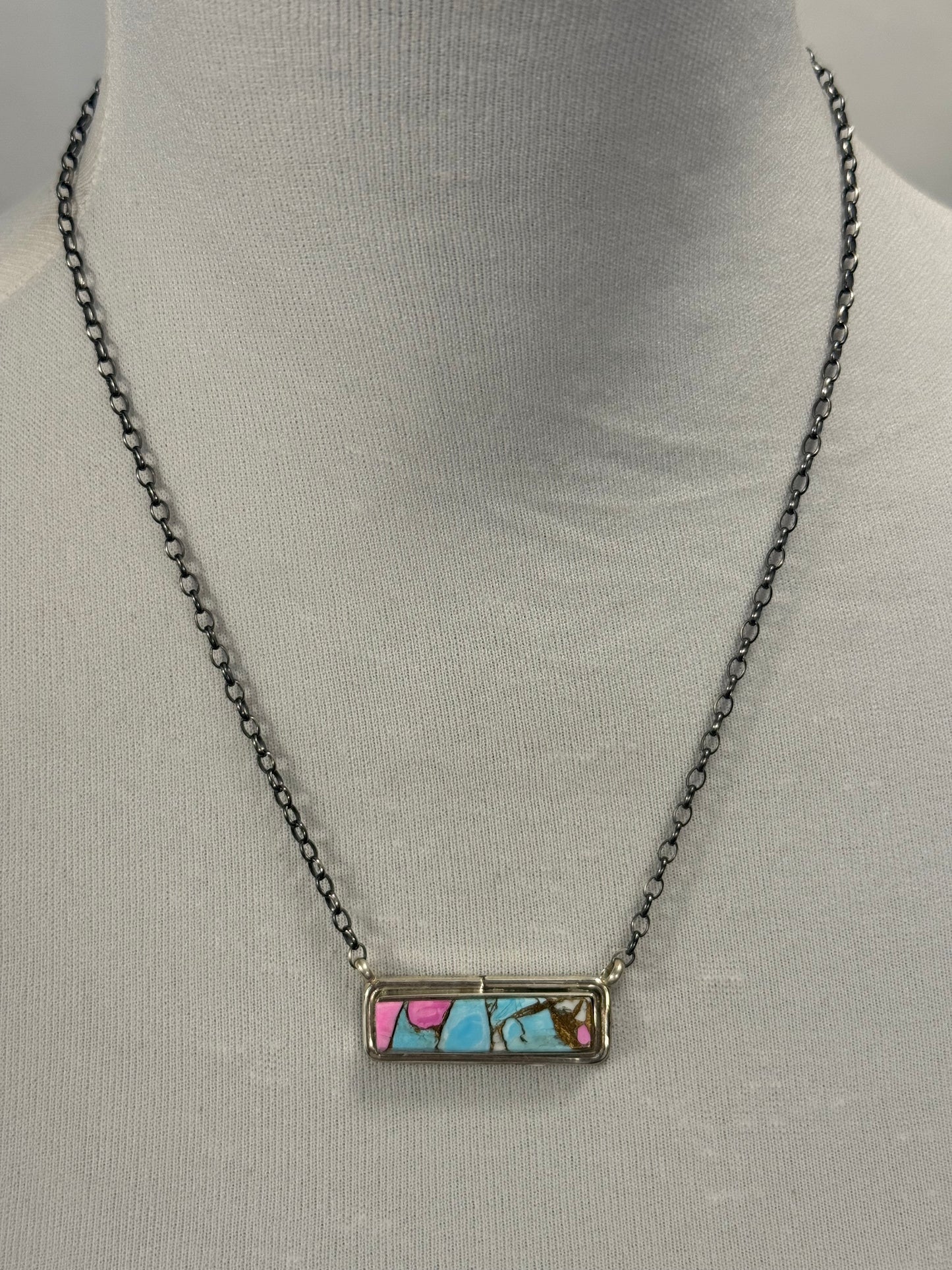 Cotton Candy Bar Necklace