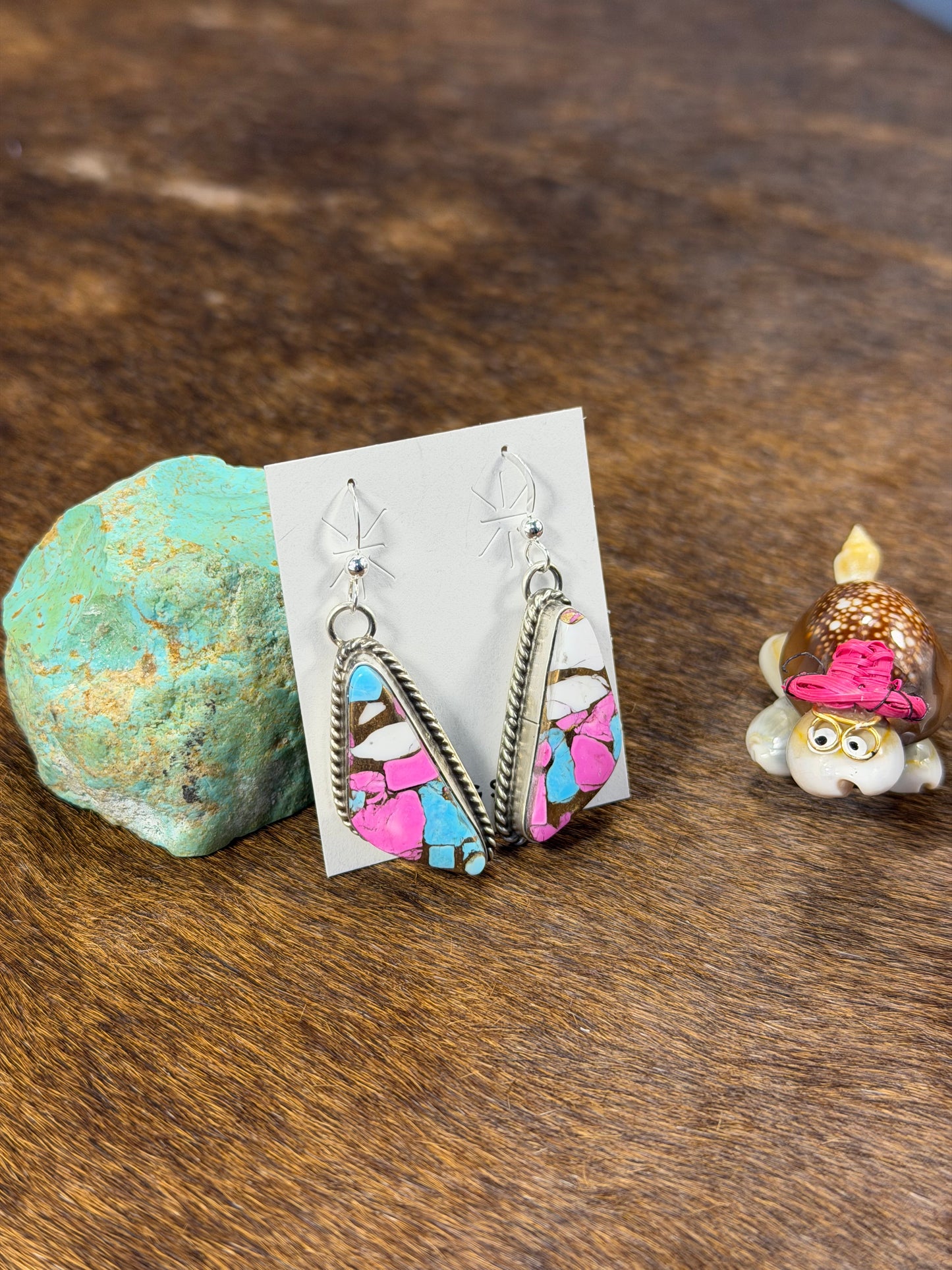 Cotton Candy Dangle Earrings