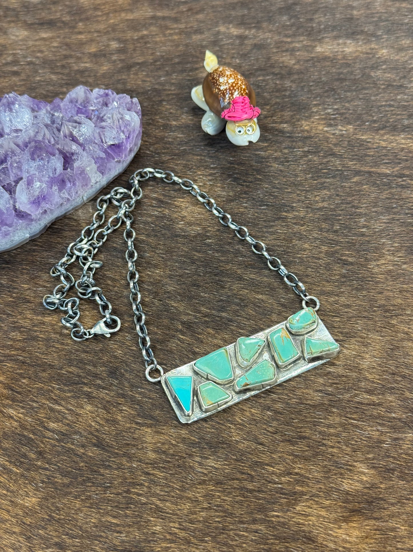 Kingman Free Form Bar Necklace