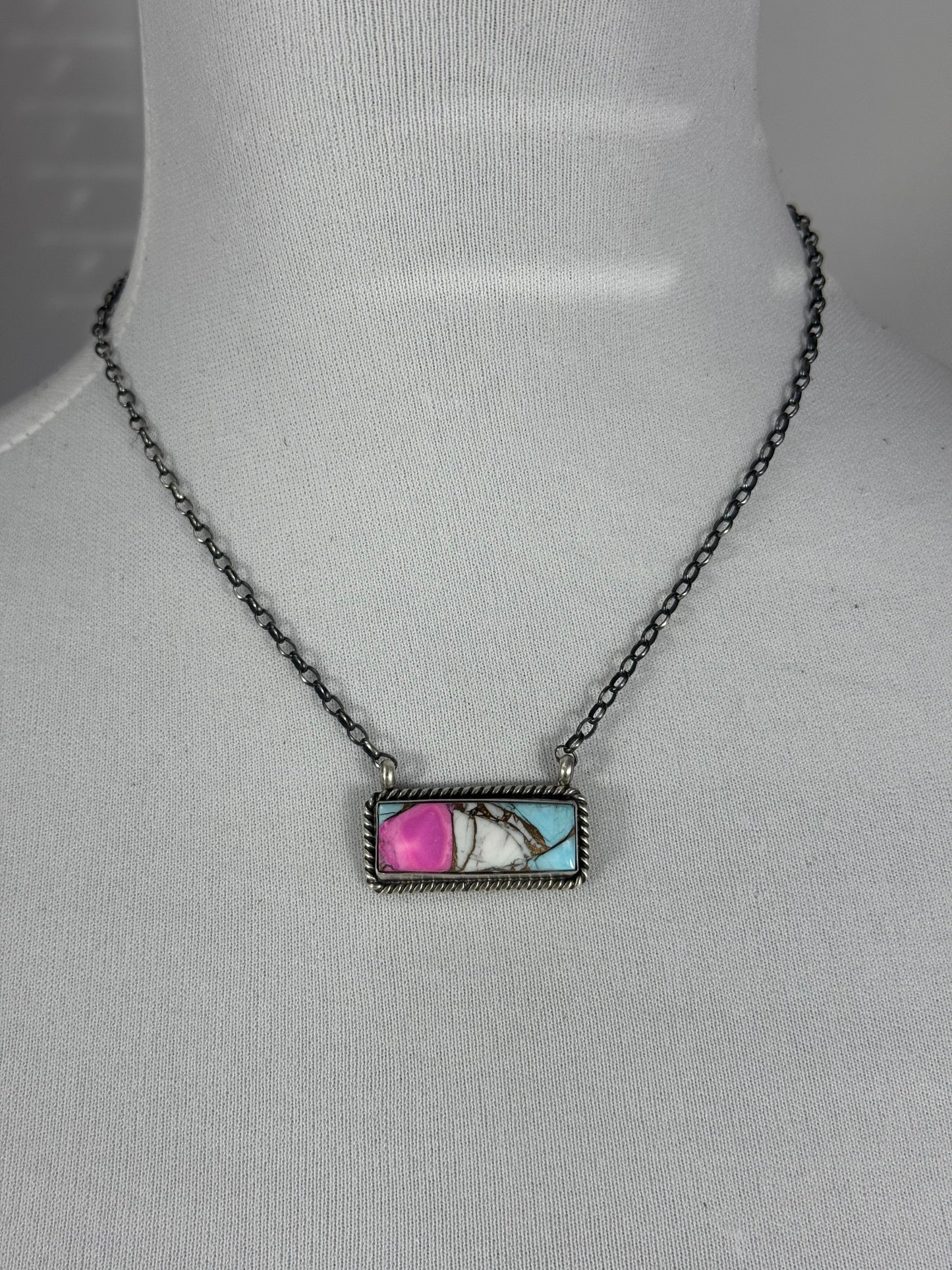 Cotton Candy Bar Necklace