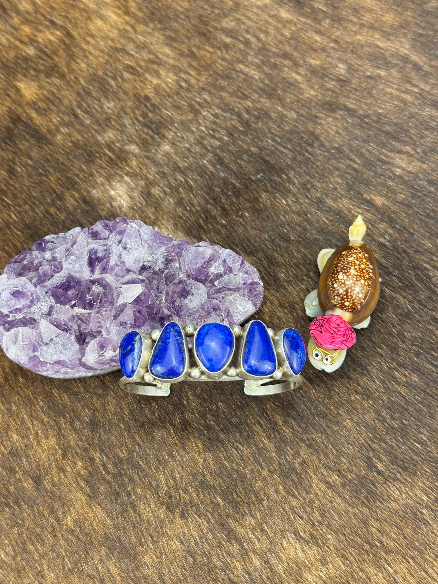 Lapis Row Bracelet