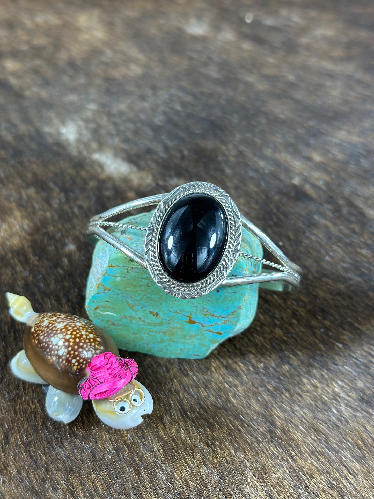 Black Onyx Oval Bracelet