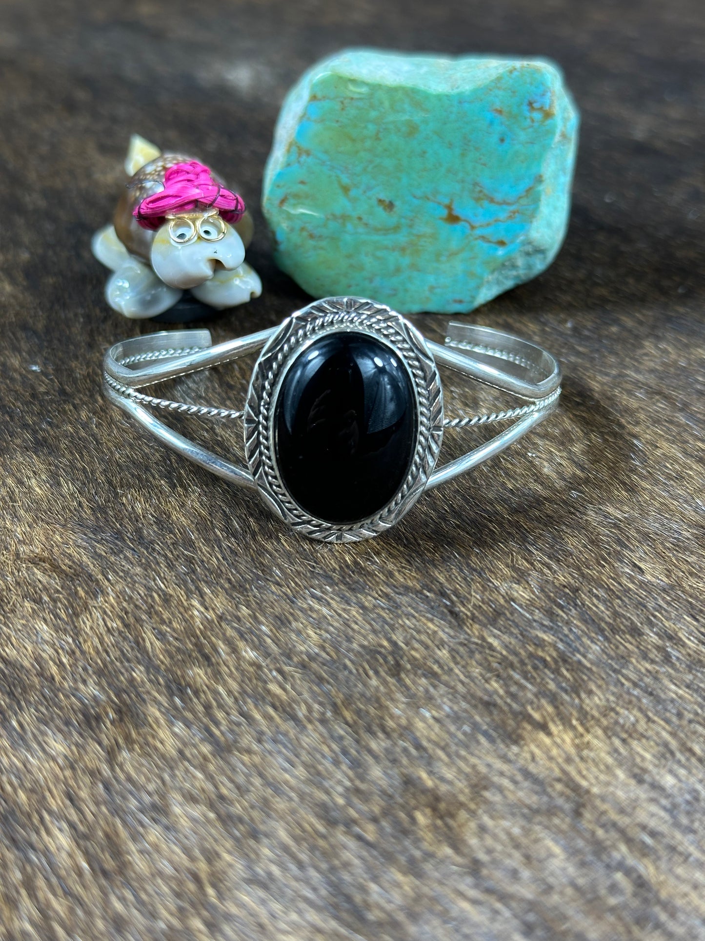 Black Onyx Oval Bracelet