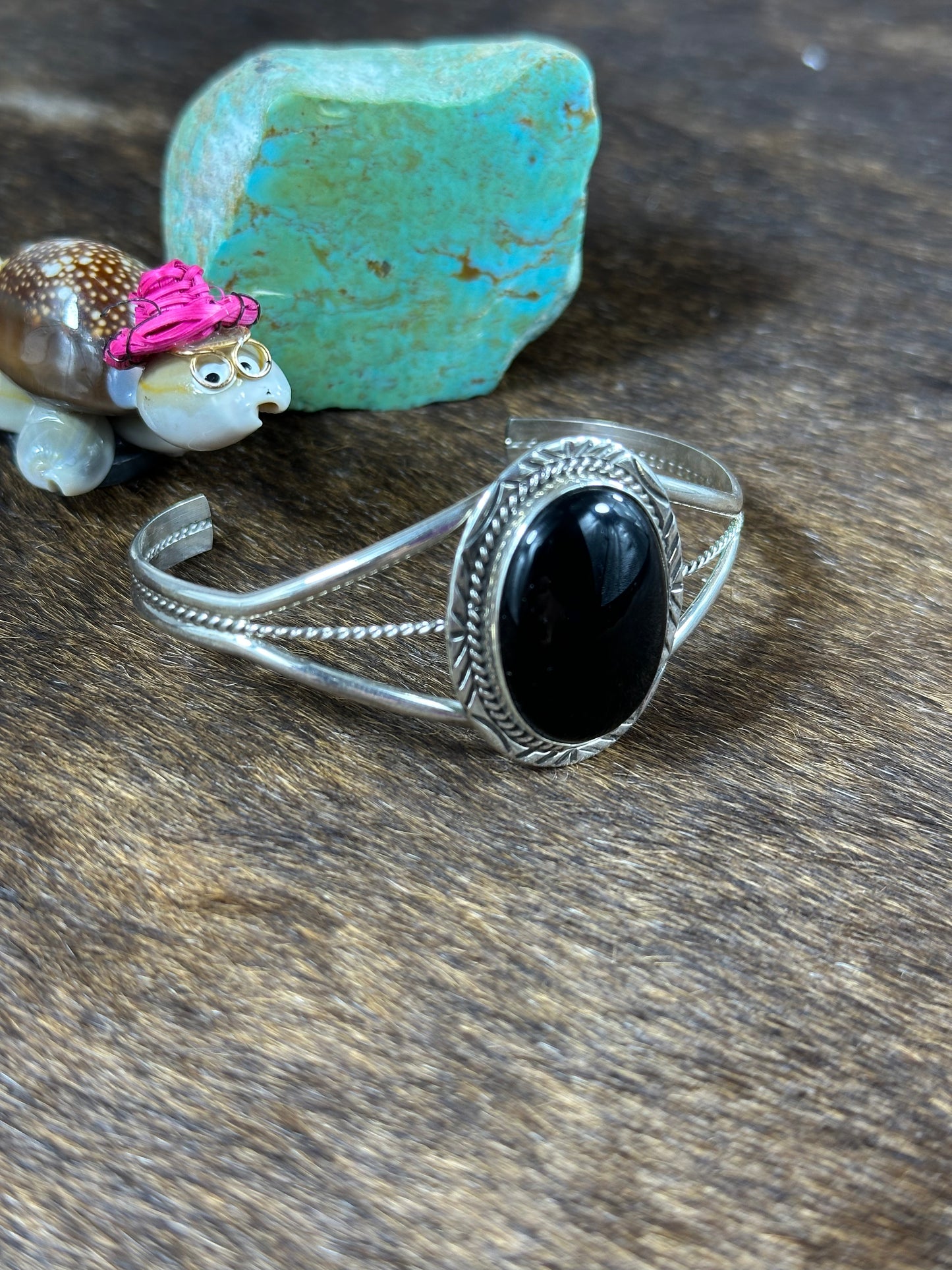 Black Onyx Oval Bracelet