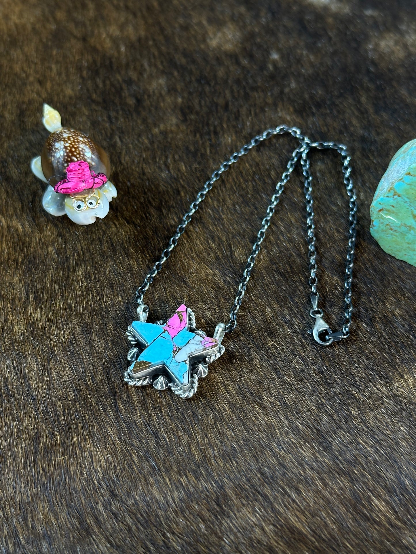 Cotton Candy Star Necklace