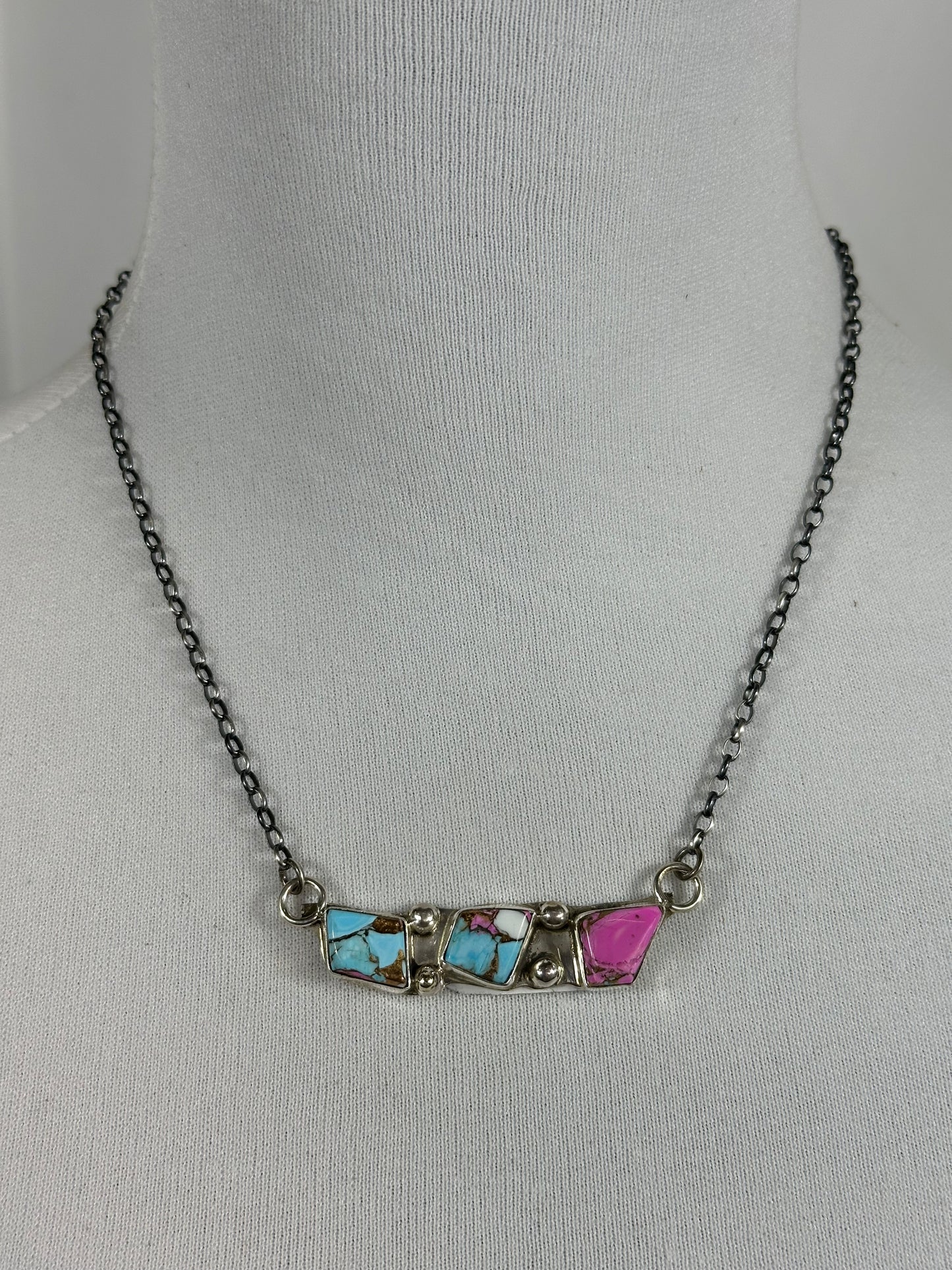 Cotton Candy Bar Necklace