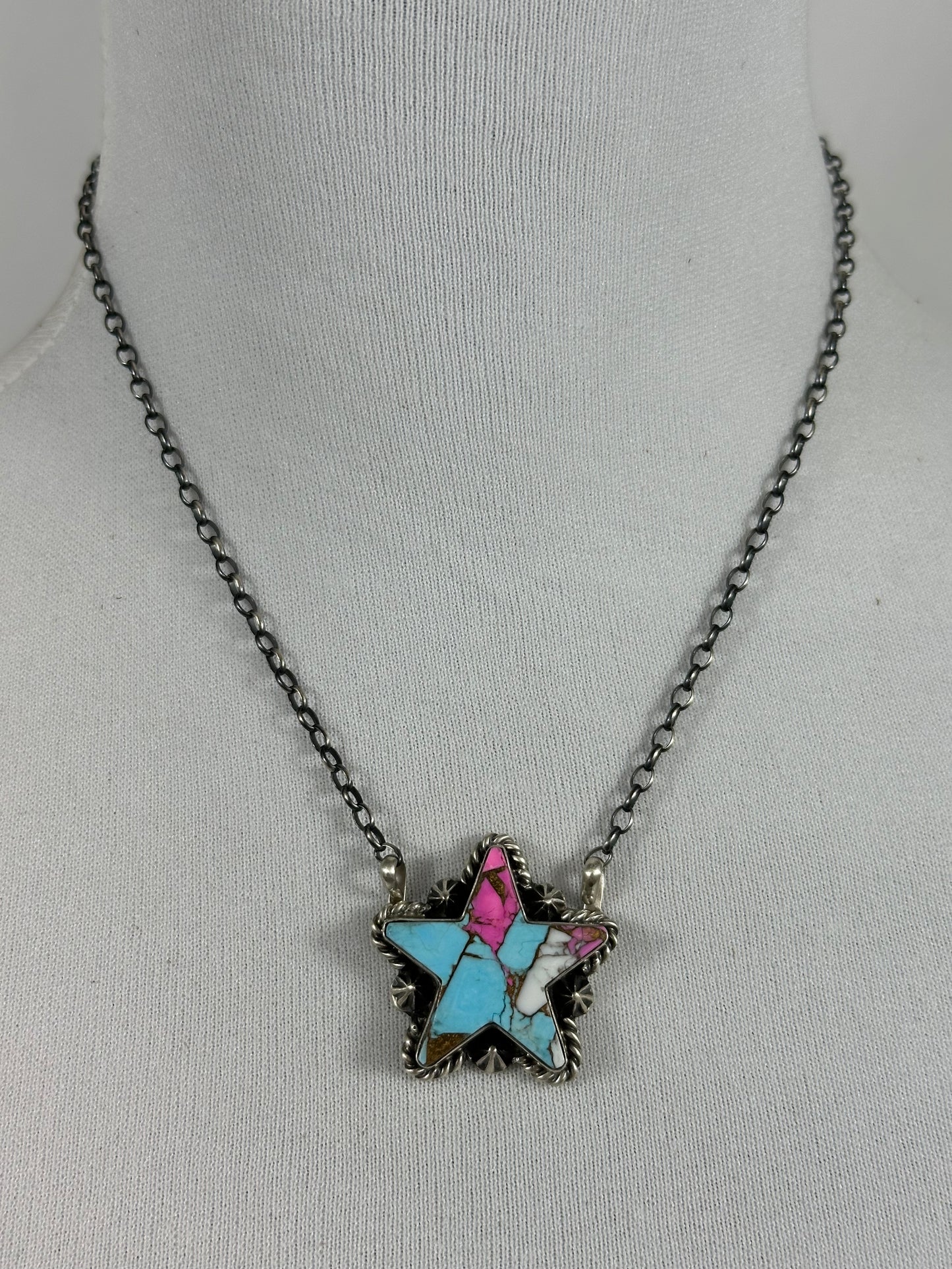 Cotton Candy Star Necklace