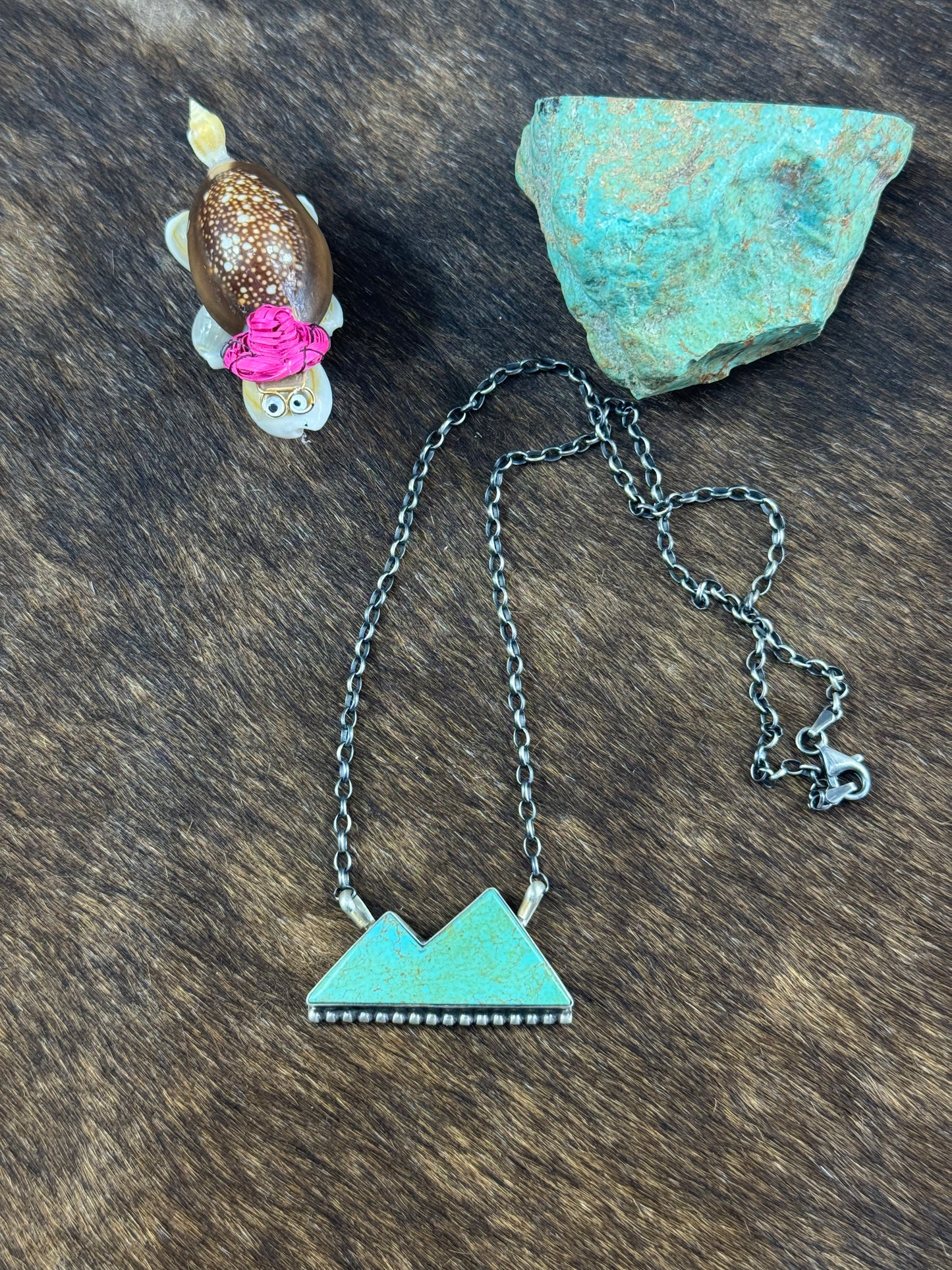 Kingman Mountain Fixed Pendant Necklace