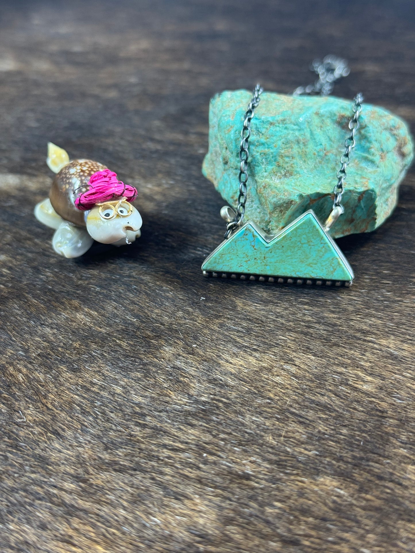 Kingman Mountain Fixed Pendant Necklace