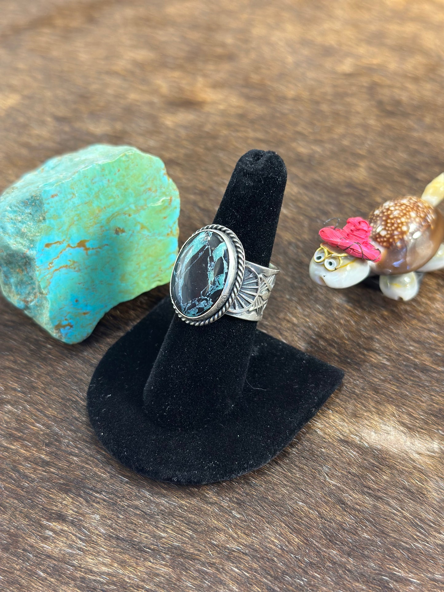 Sunshine Black Jack Ring