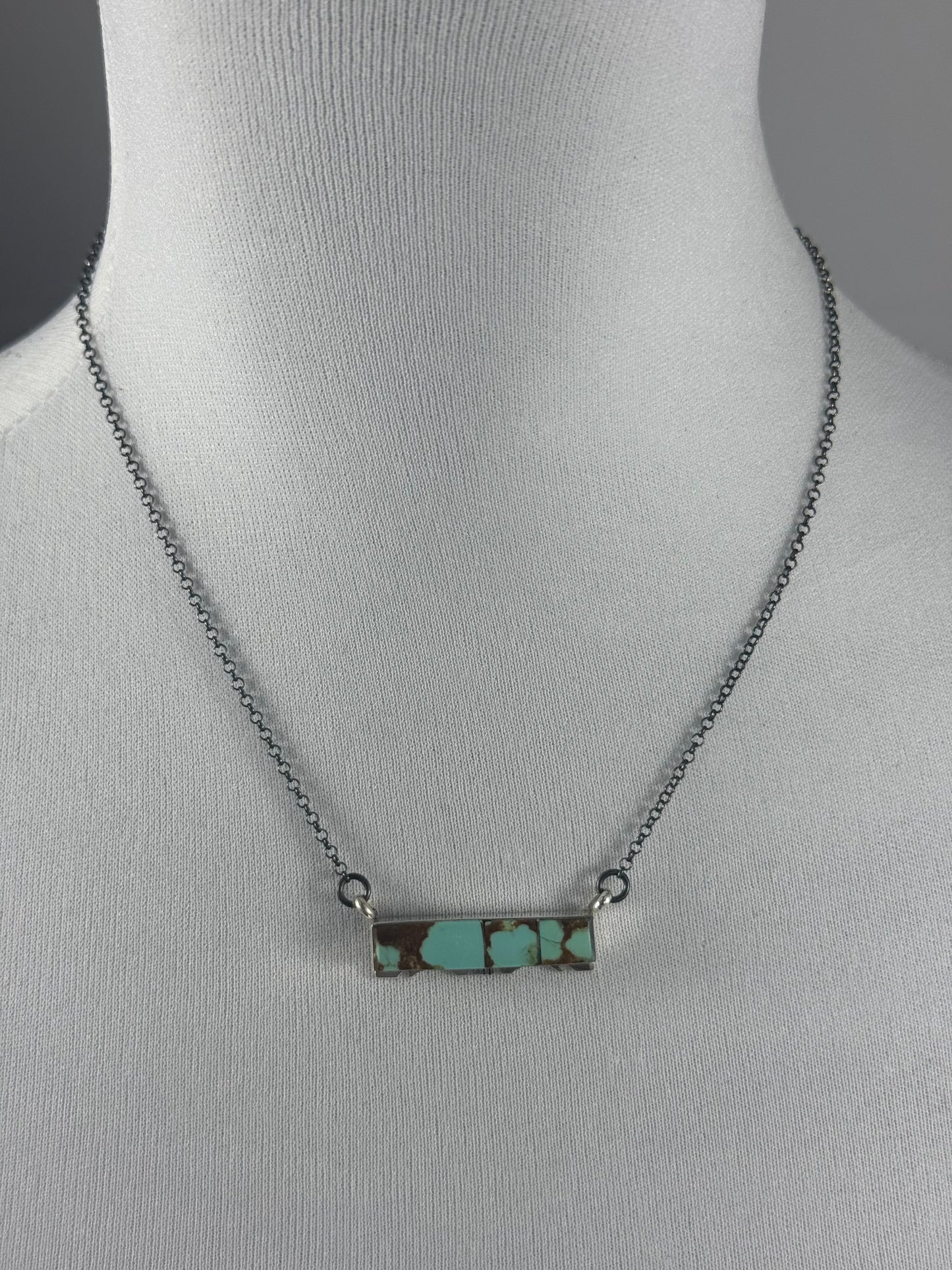 #8 Turquoise Bar Necklace