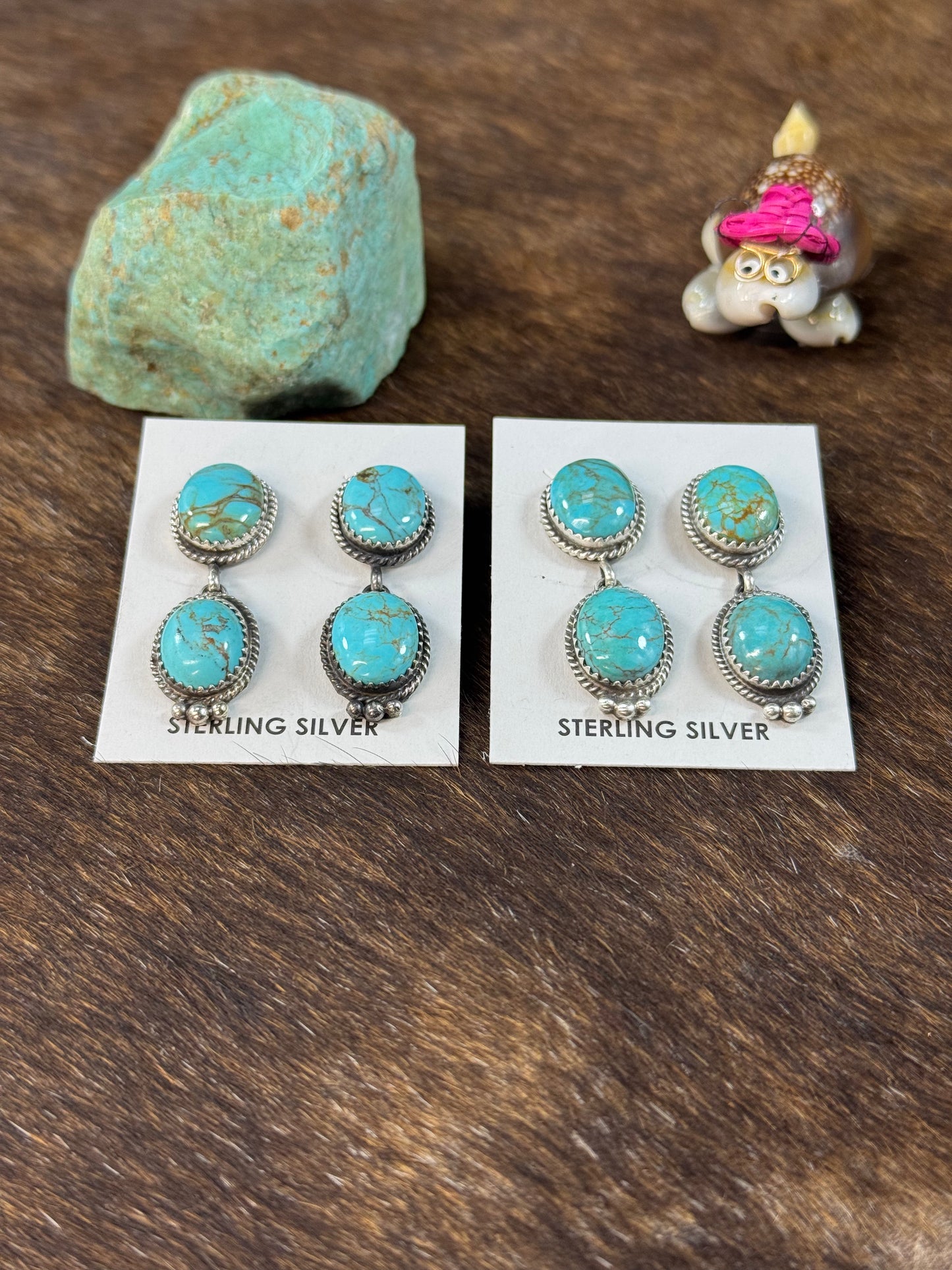 Kingman Two Stone Earring
