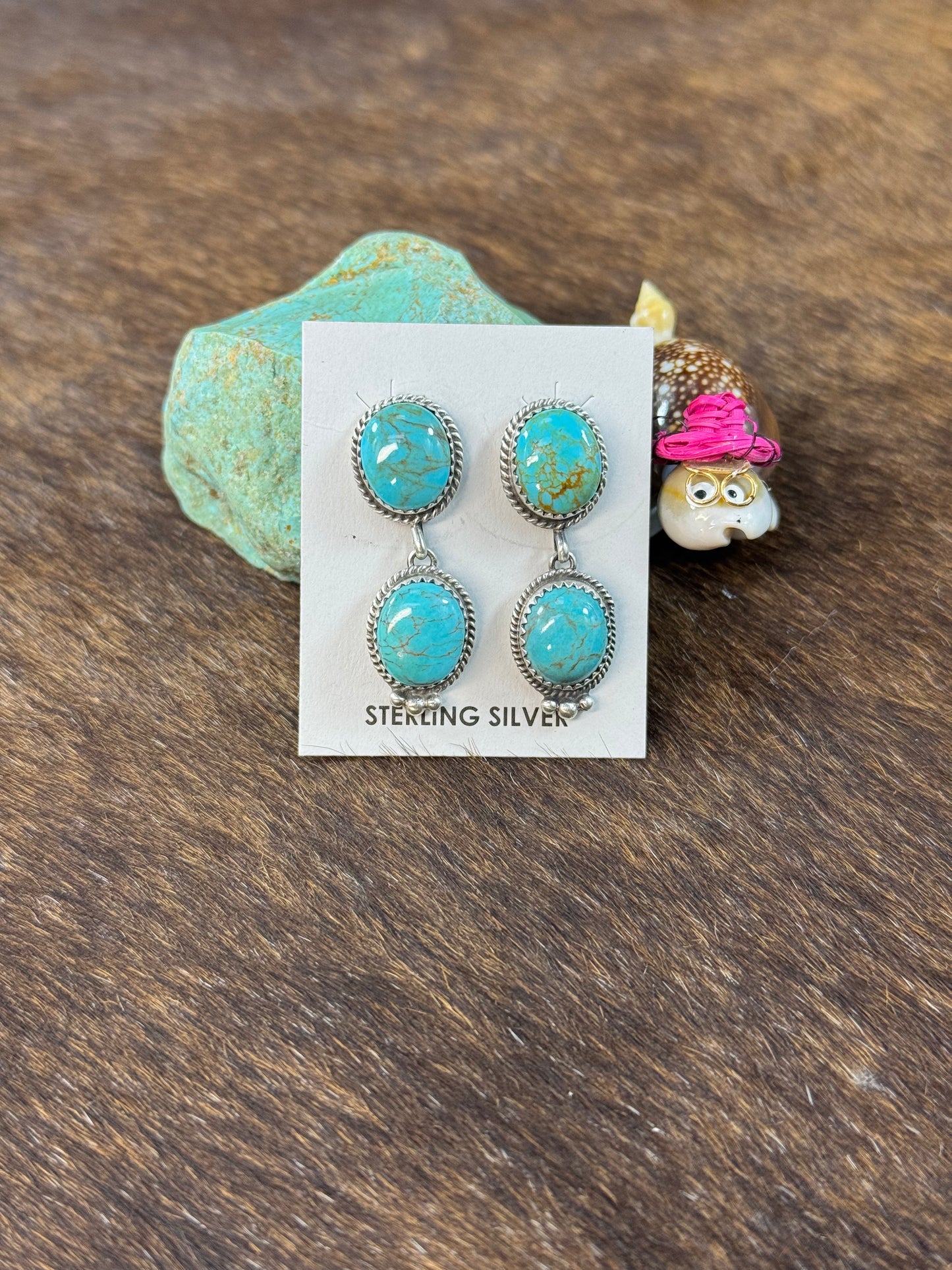 Kingman Two Stone Earring