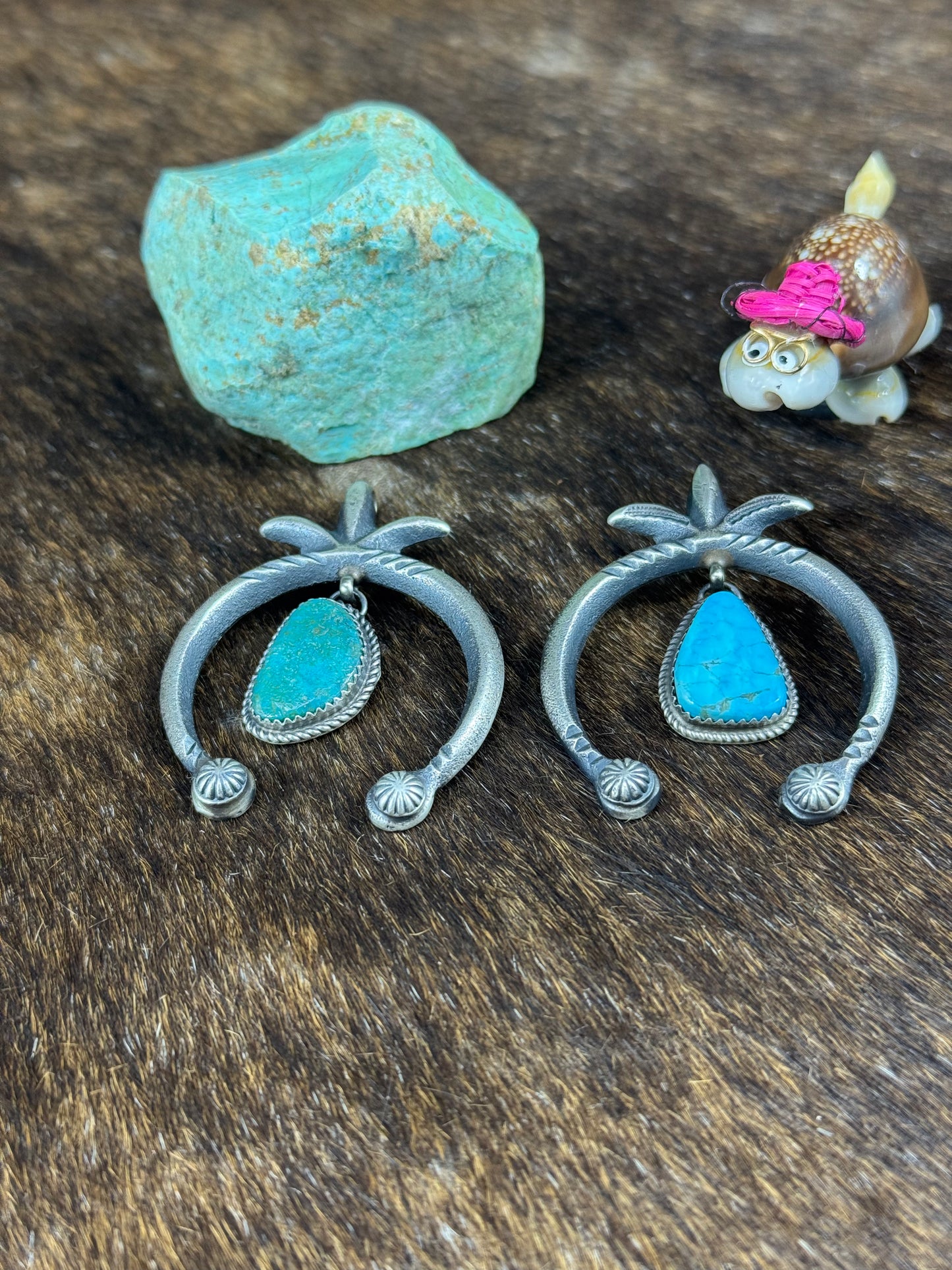 Kingman Turquoise Naja Pendant