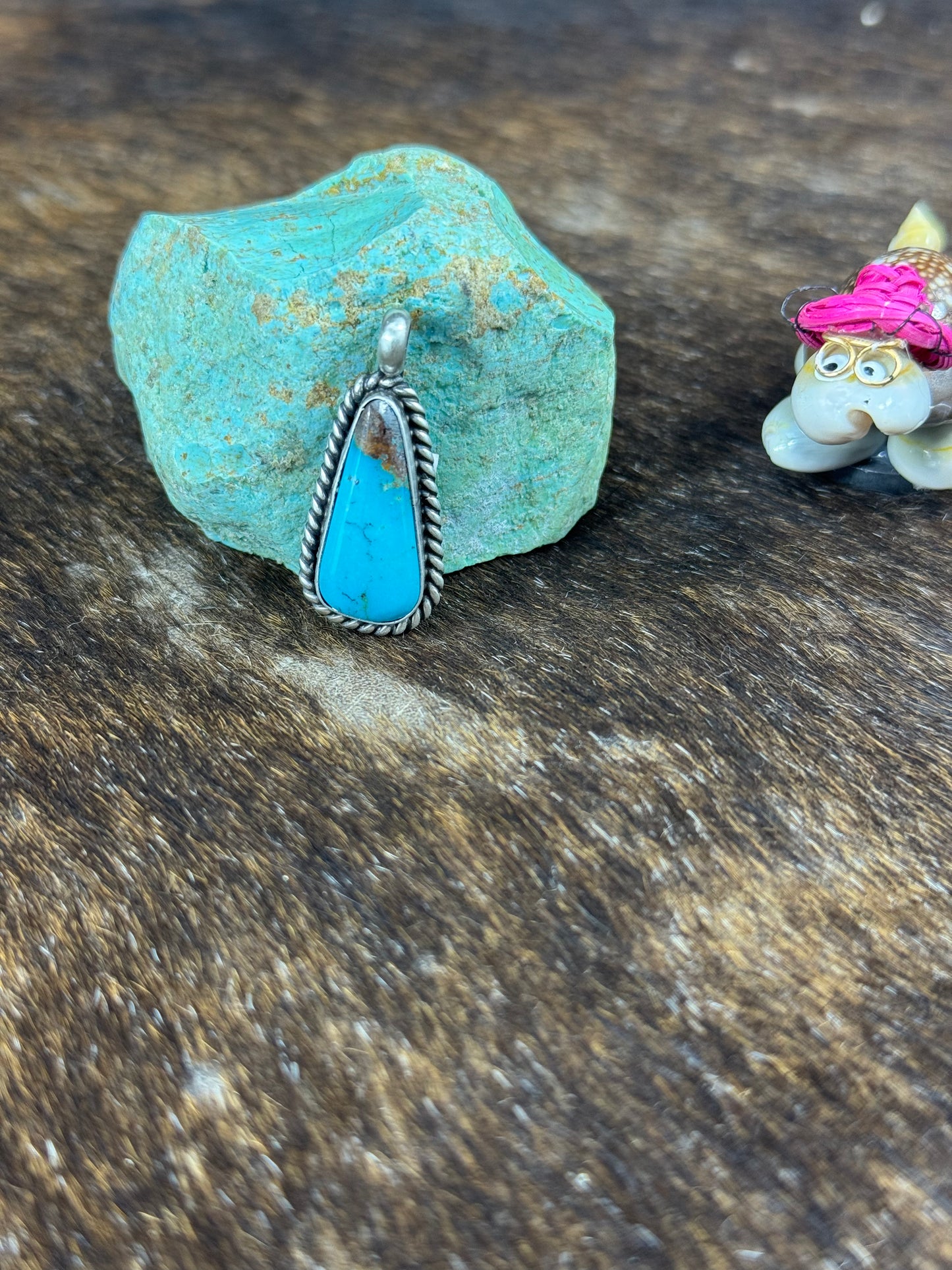 Kingman Turquoise Small Pendant