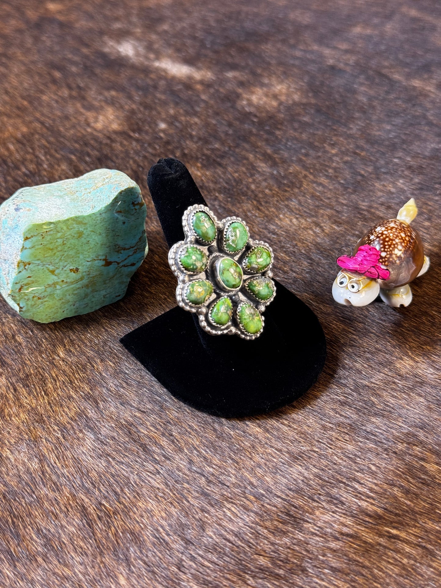 Sonoran Turquoise Cluster Ring