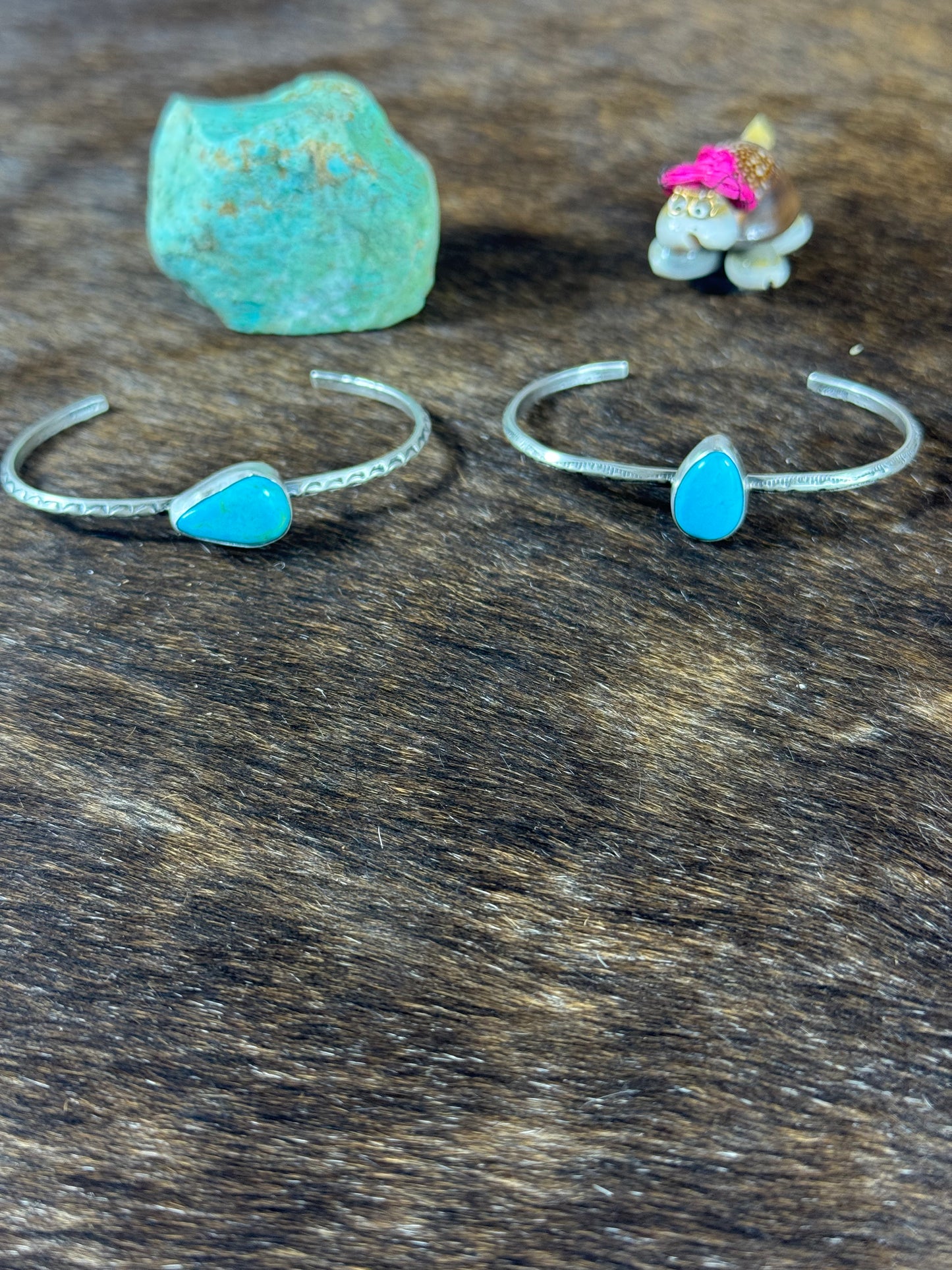 Kingman Single Stone Design Bracelet