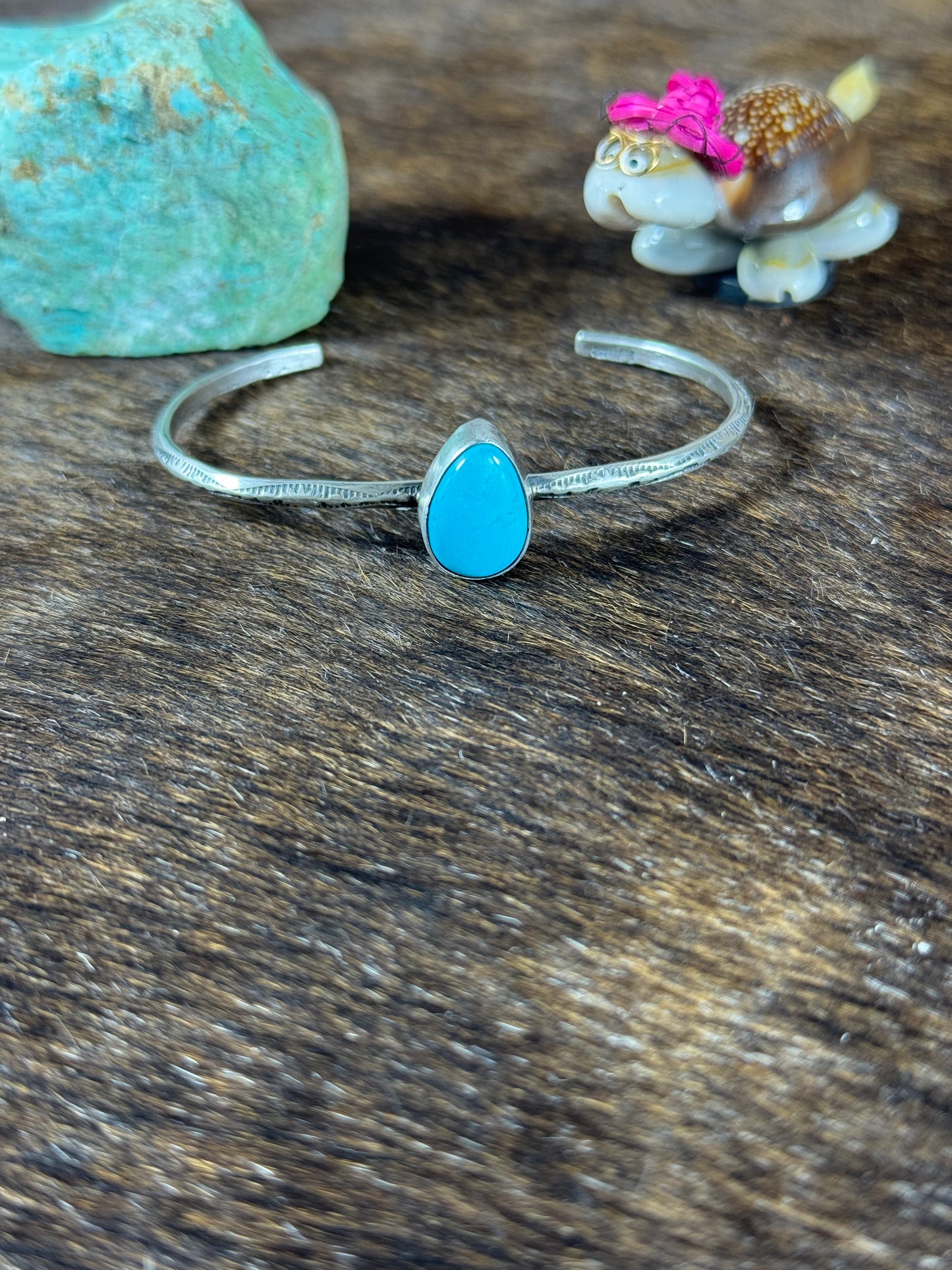 Kingman Single Stone Design Bracelet