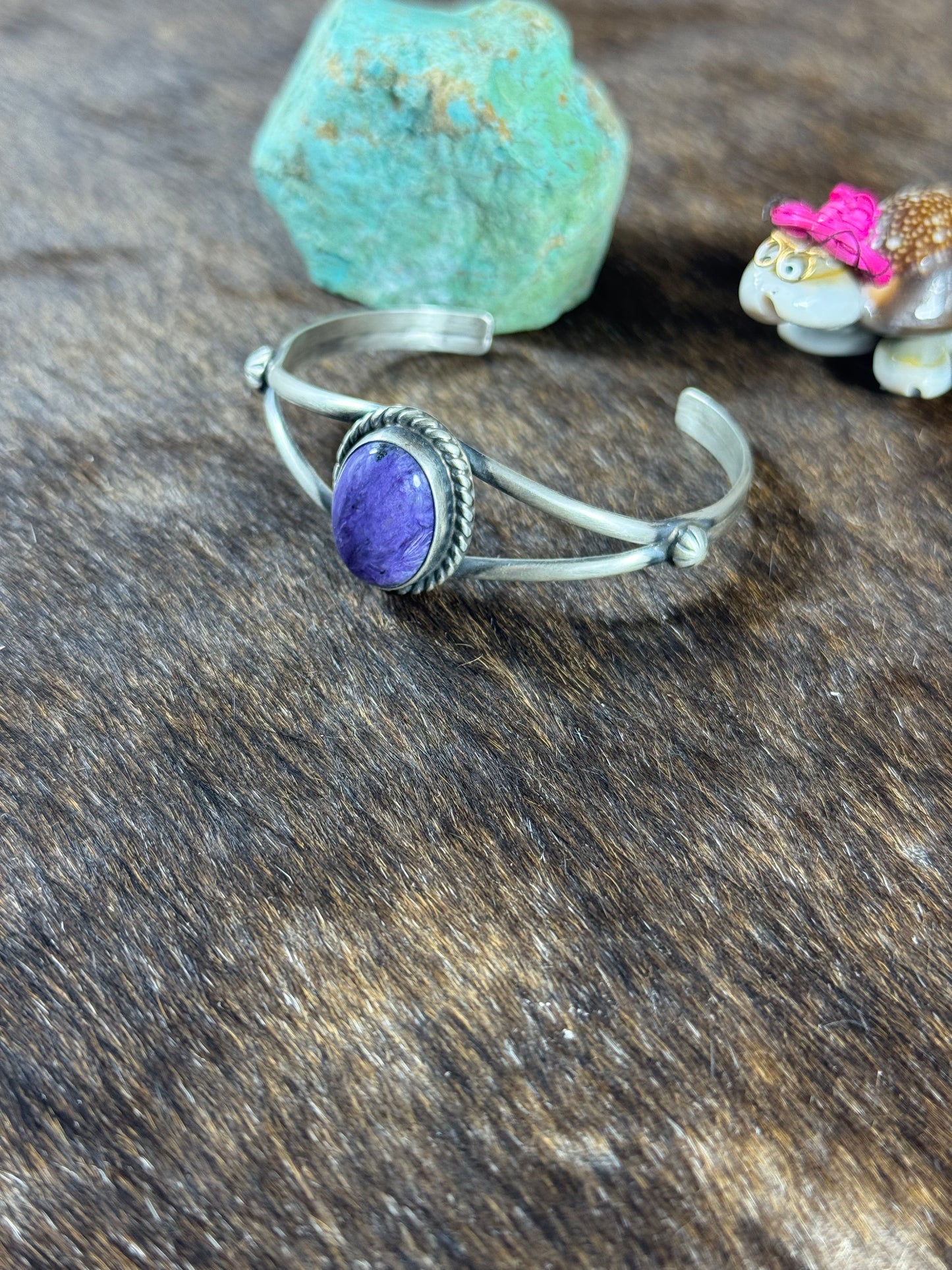 Charoite Ovlal Bracelet