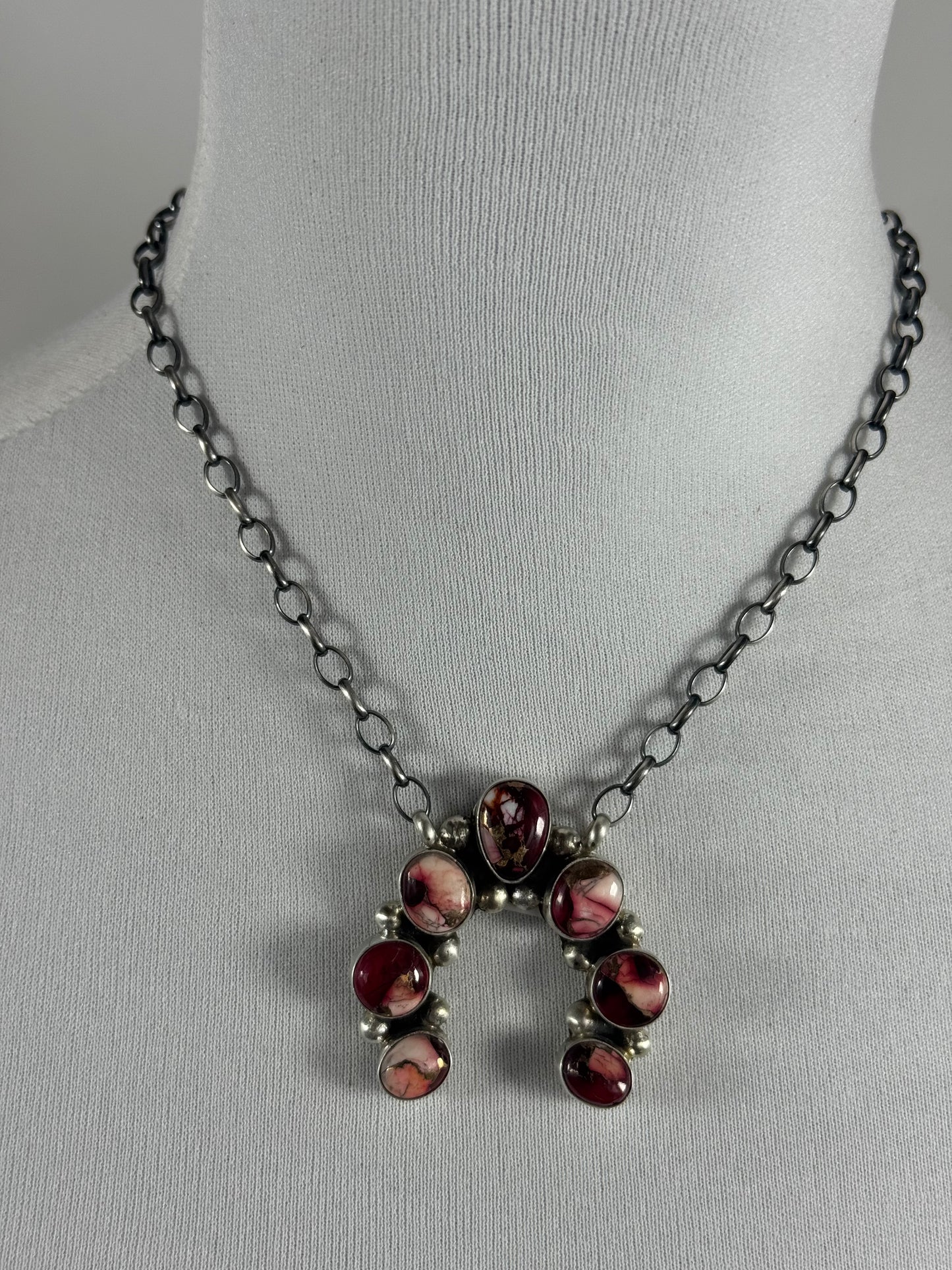 Dahlia Rose Naja Fixed Pendant Necklace
