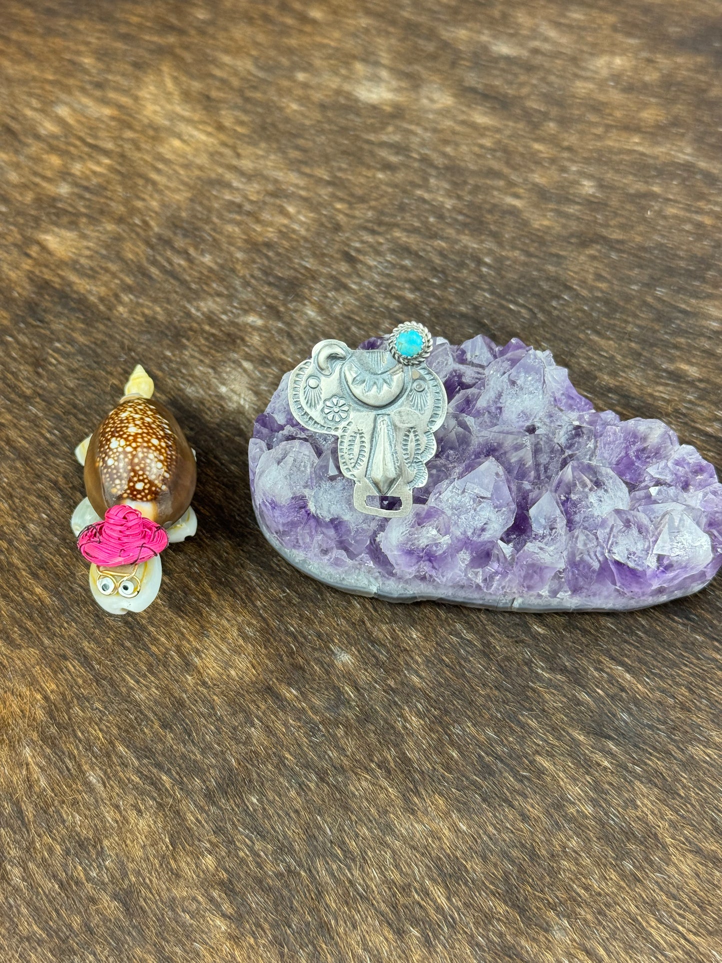 Kingman Turquoise Sattle Ring
