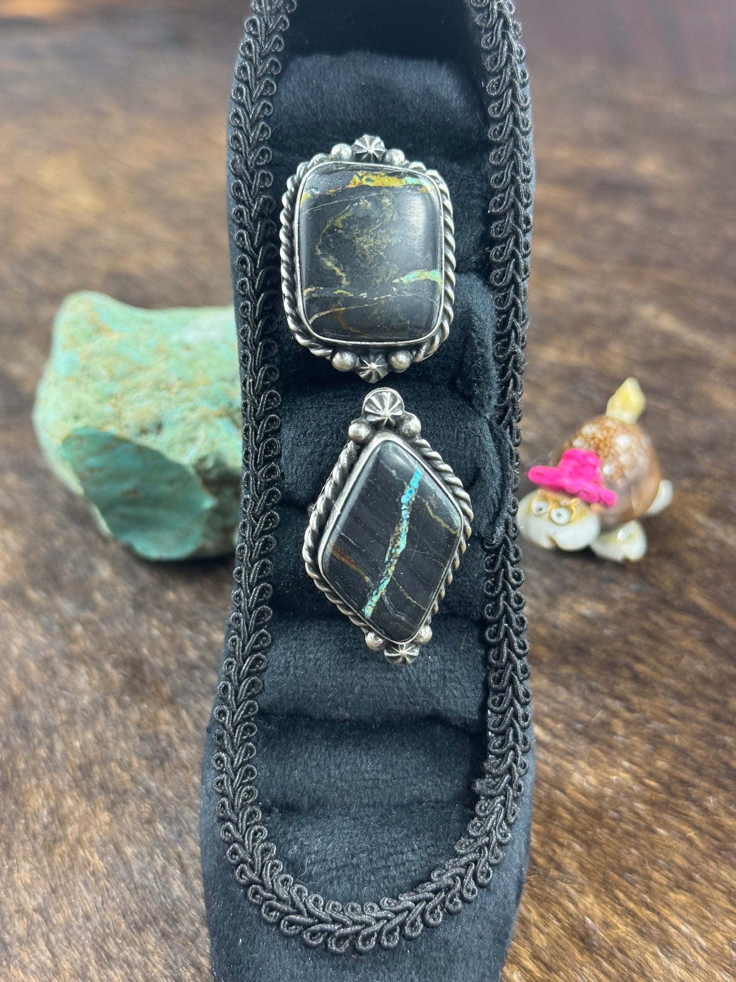 Black Jack Single Stone Ring