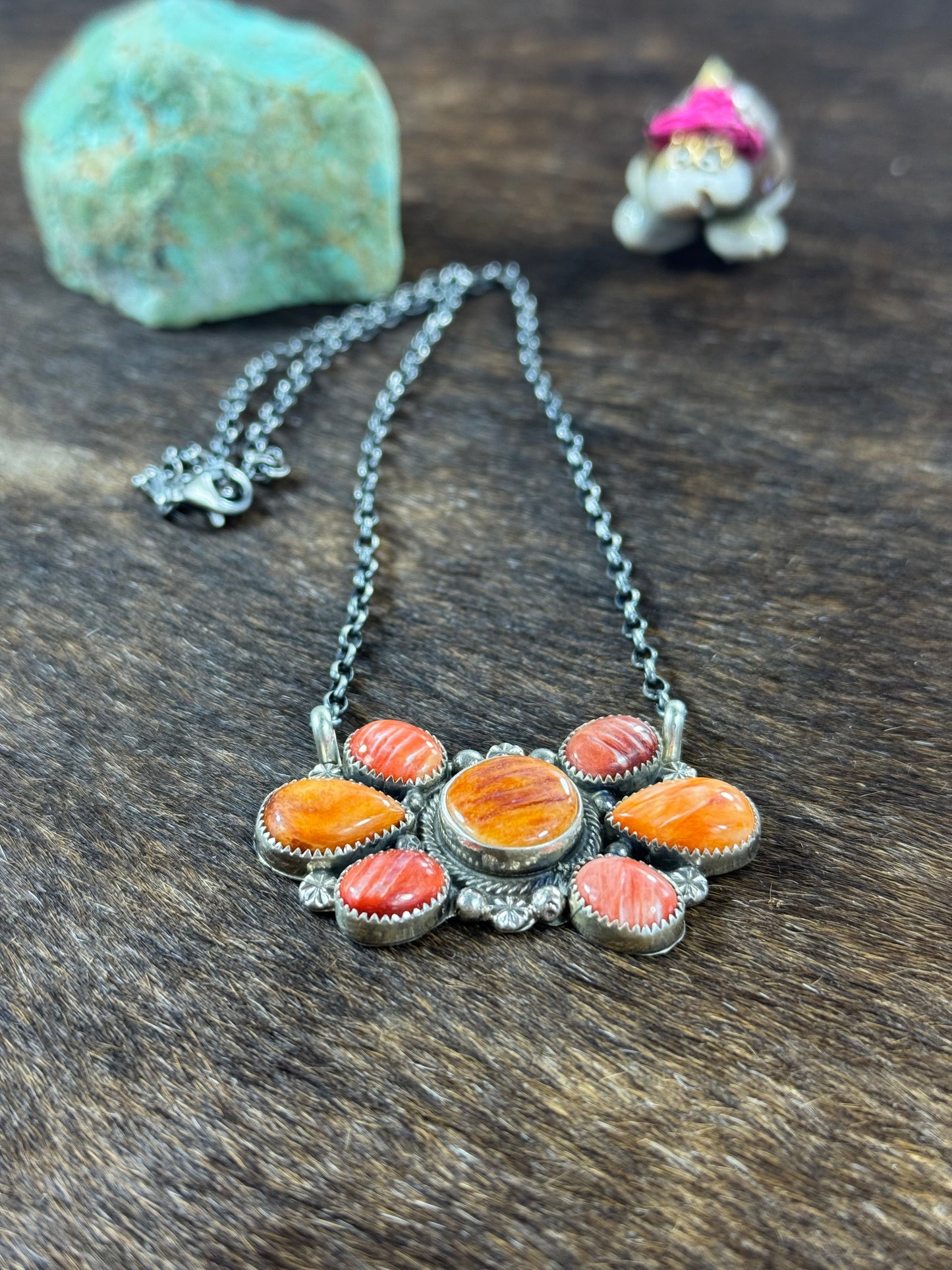 Spiny Bow Tie Necklace