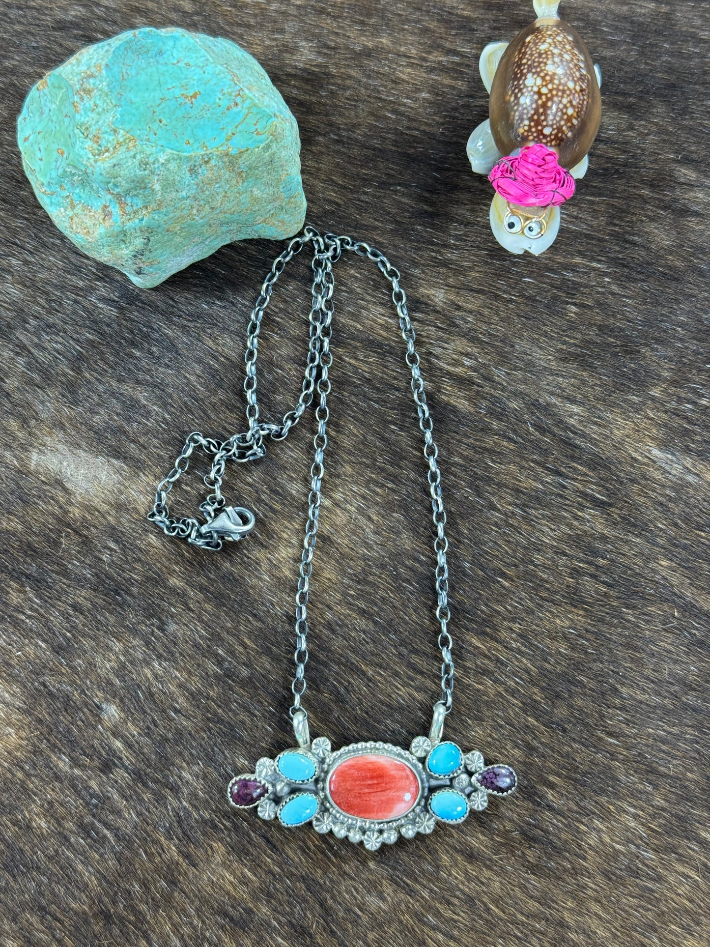 Multi Color Bow Tie Necklace