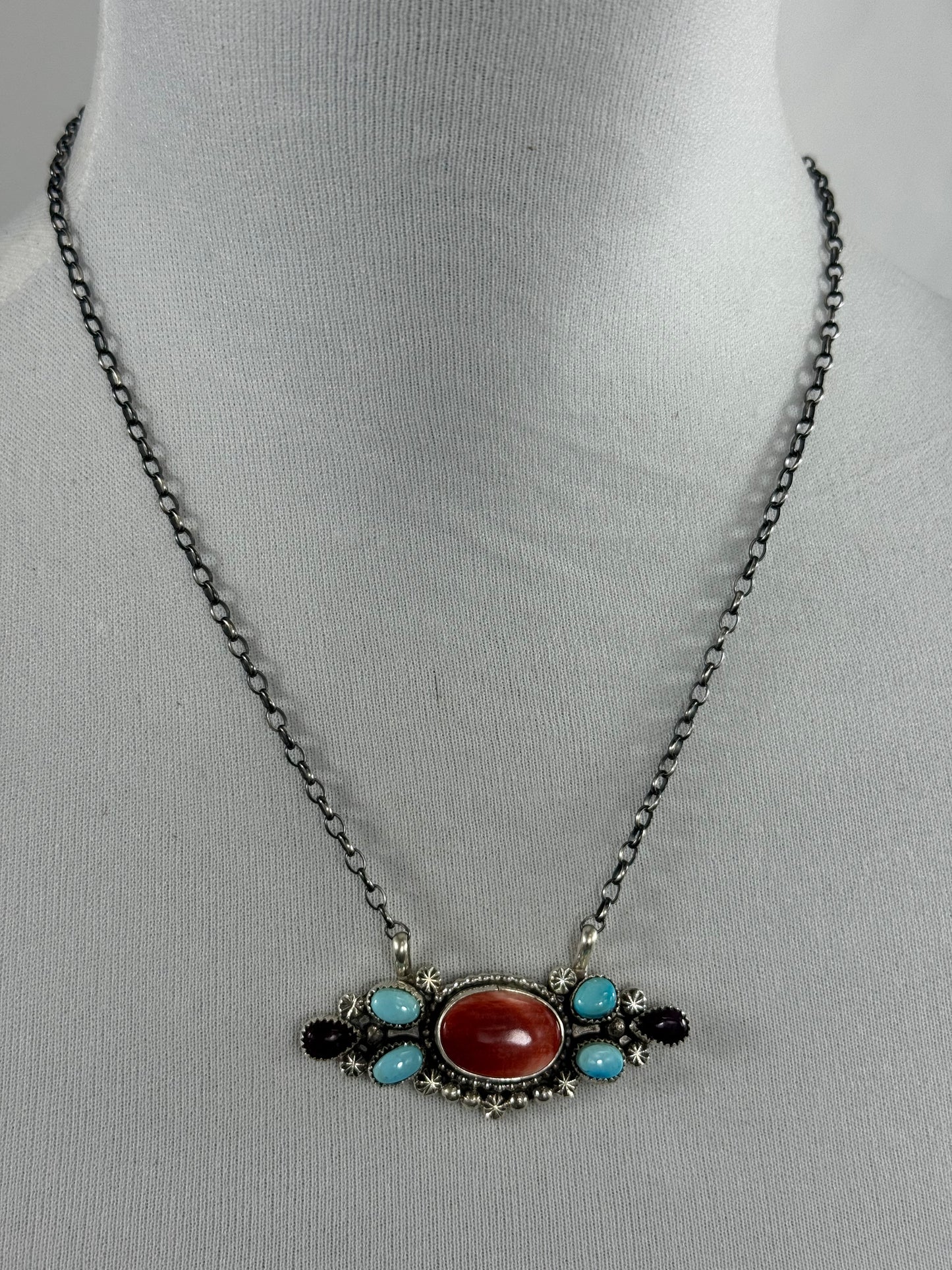 Multi Color Bow Tie Necklace