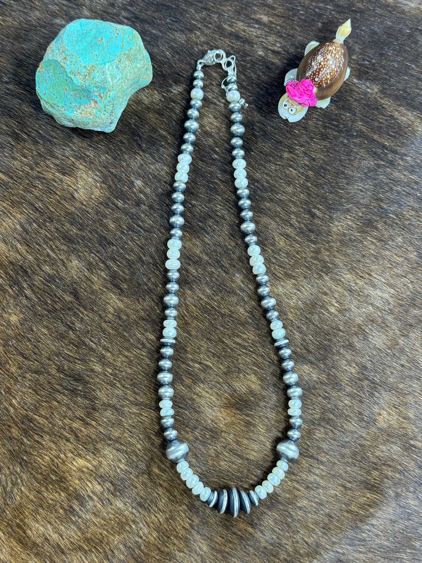 Freshwater Pearl and Sterling Necklace