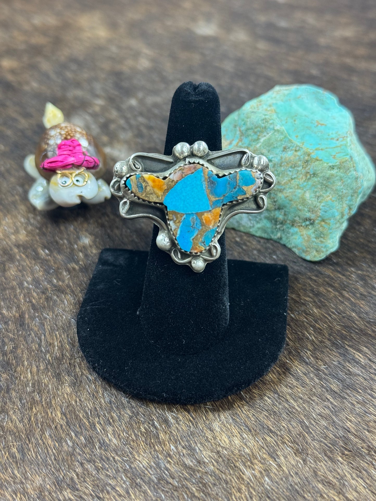 Orange Crush Cow Ring