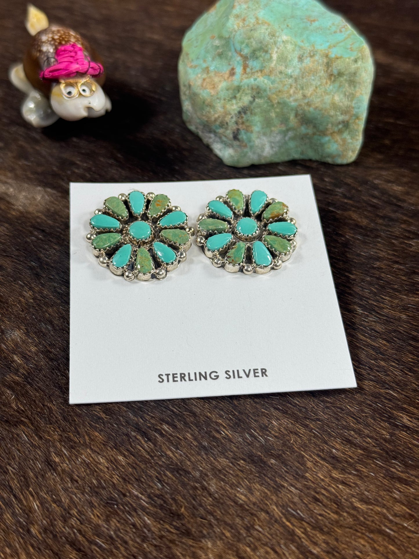 Kingman cluster Flower Earring