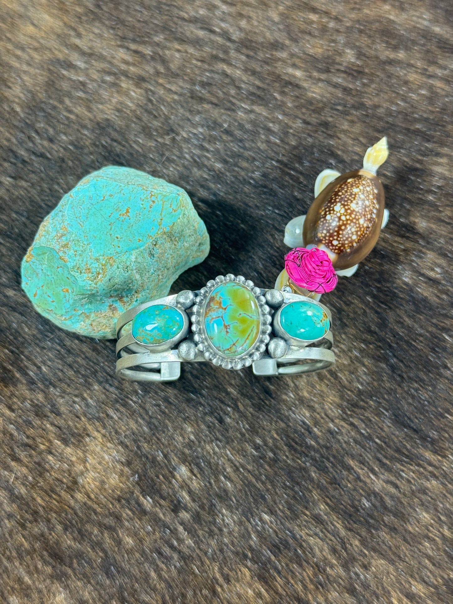 Kingman 3 Stone Bracelet