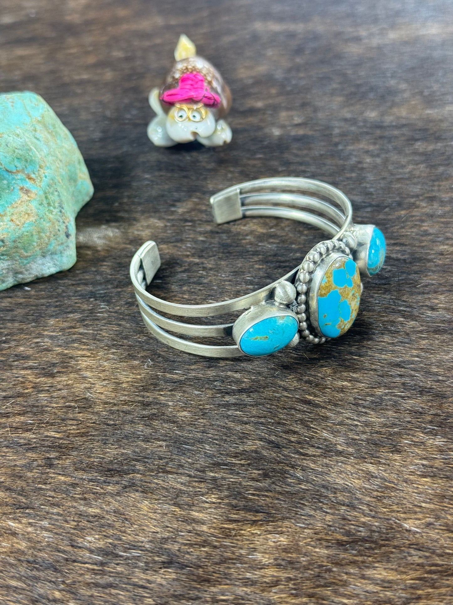 Kingman 3 Stone Bracelet