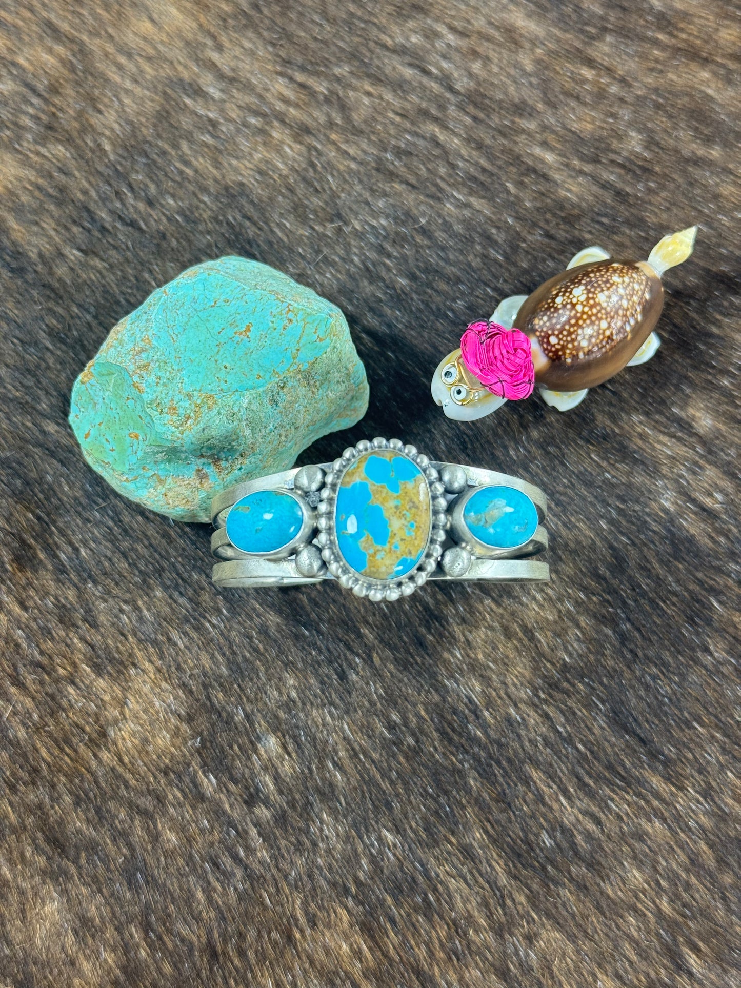 Kingman 3 Stone Bracelet