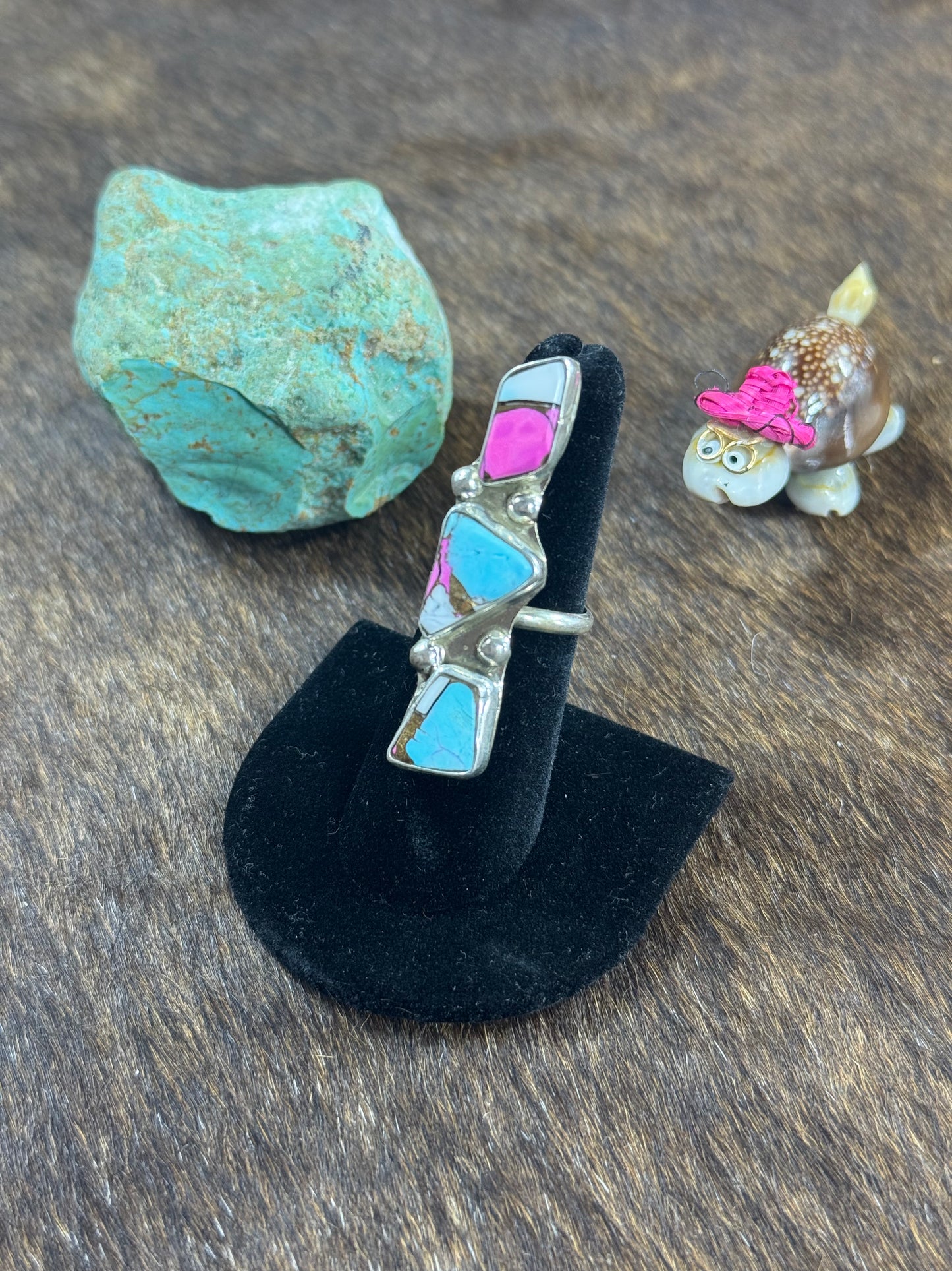 3 Stone Freeform Ring