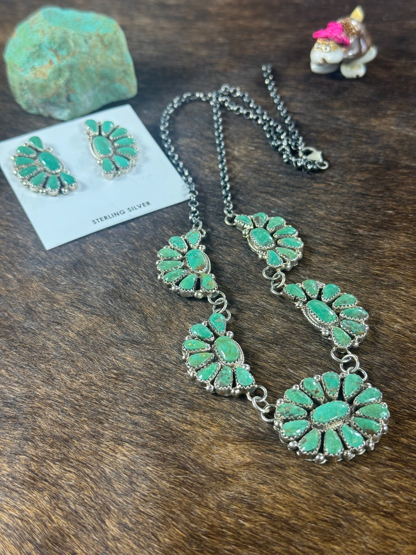 Half Cluster Lariat Necklace
