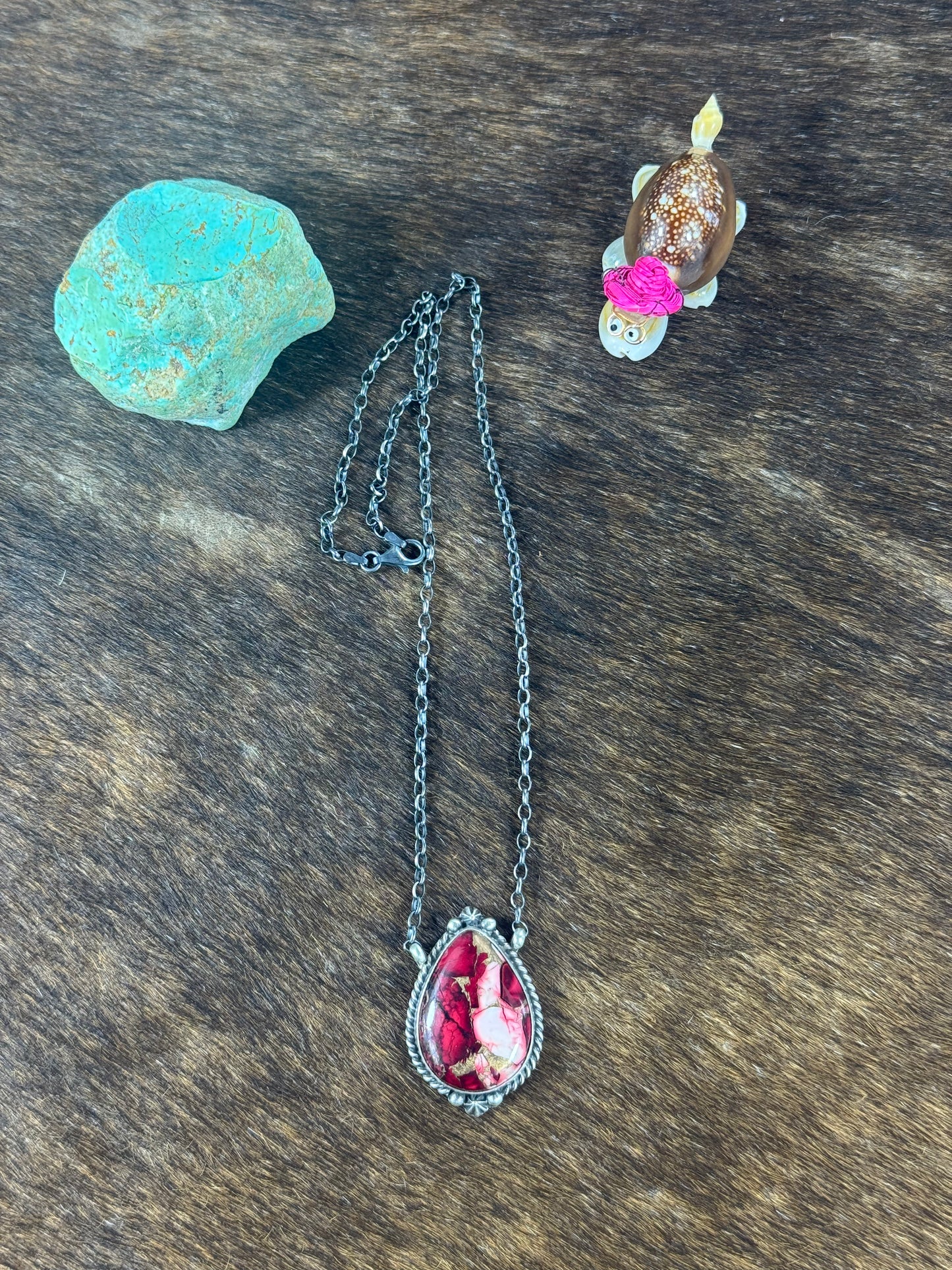 Dalia Rose Fixed Pendant Necklace
