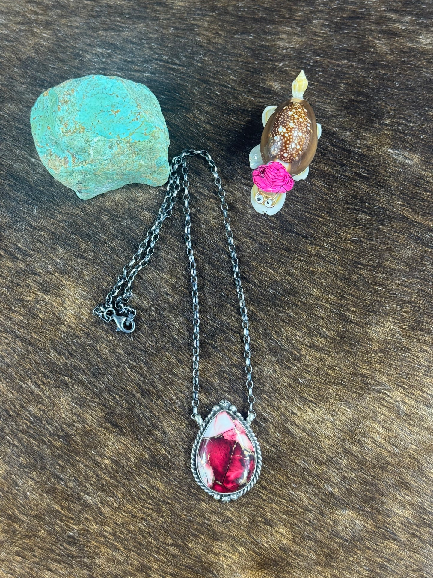 Dalia Rose Fixed Pendant Necklace