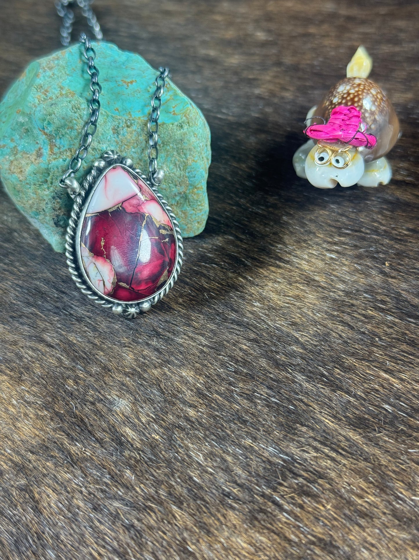 Dalia Rose Fixed Pendant Necklace