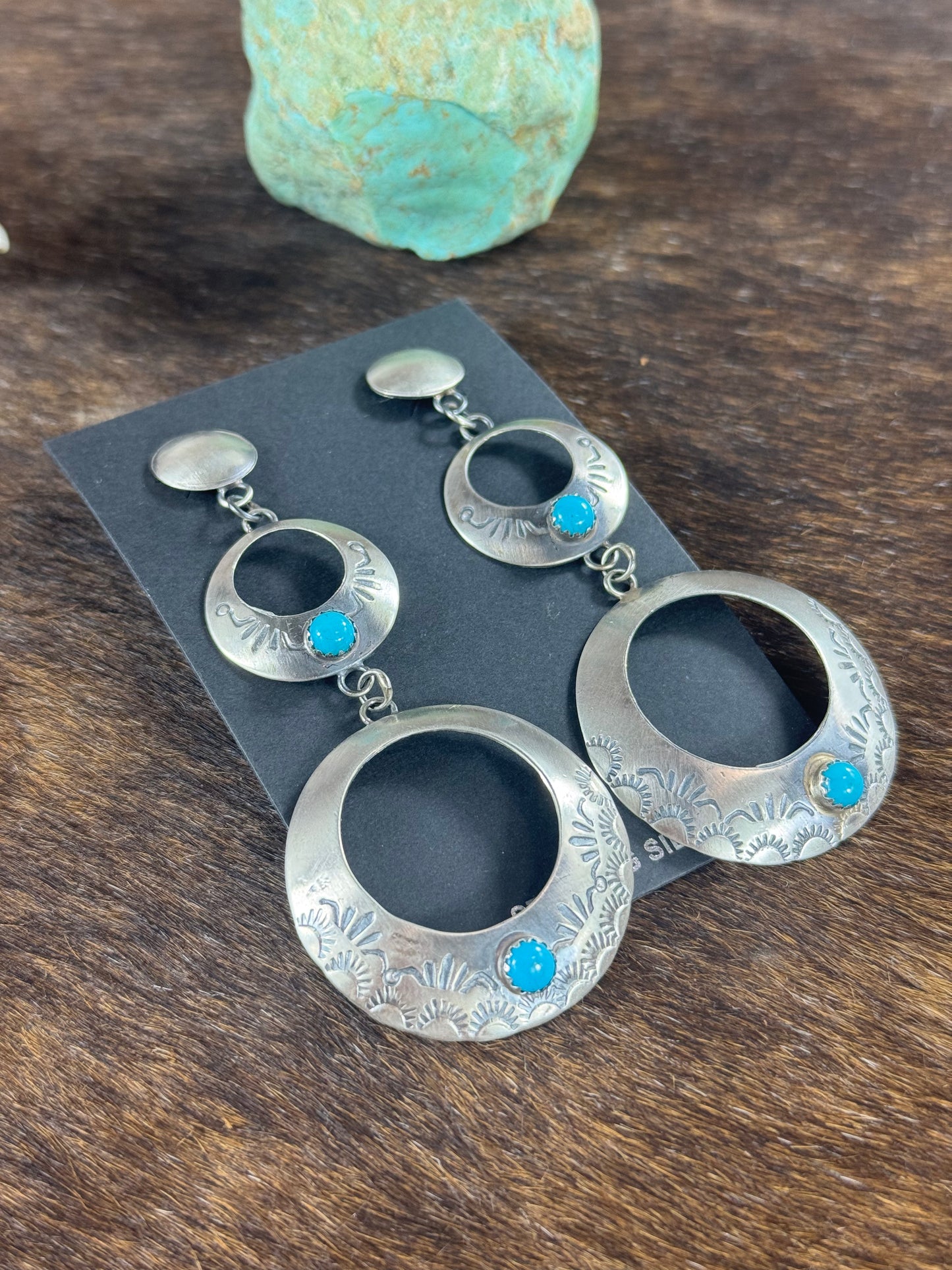 Kingman Tripple Hoop Earring