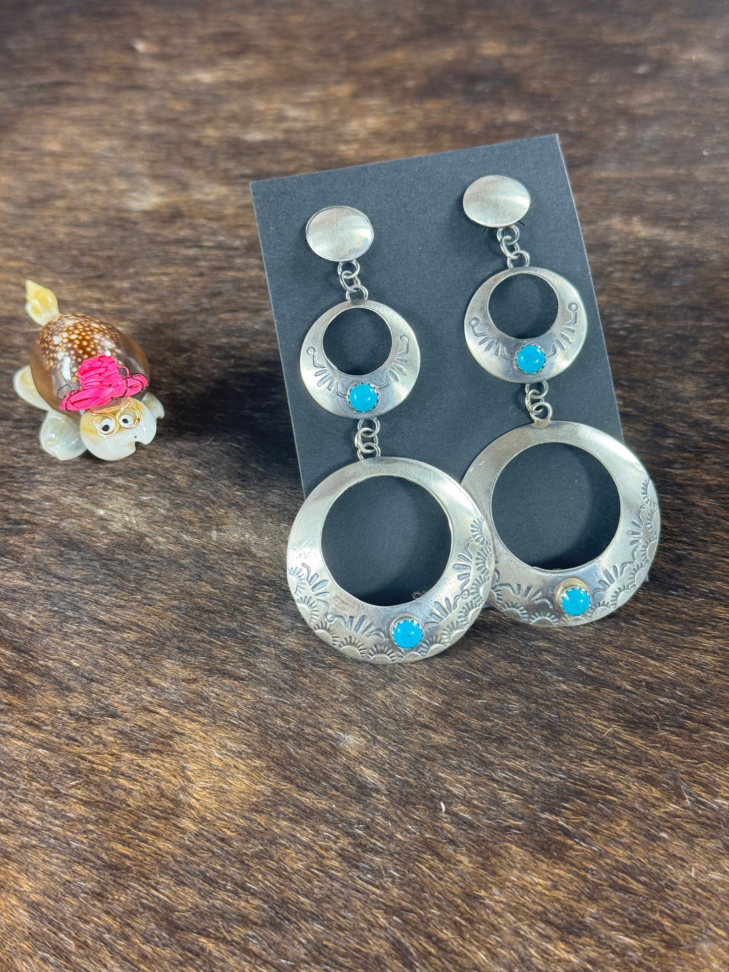 Kingman Tripple Hoop Earring