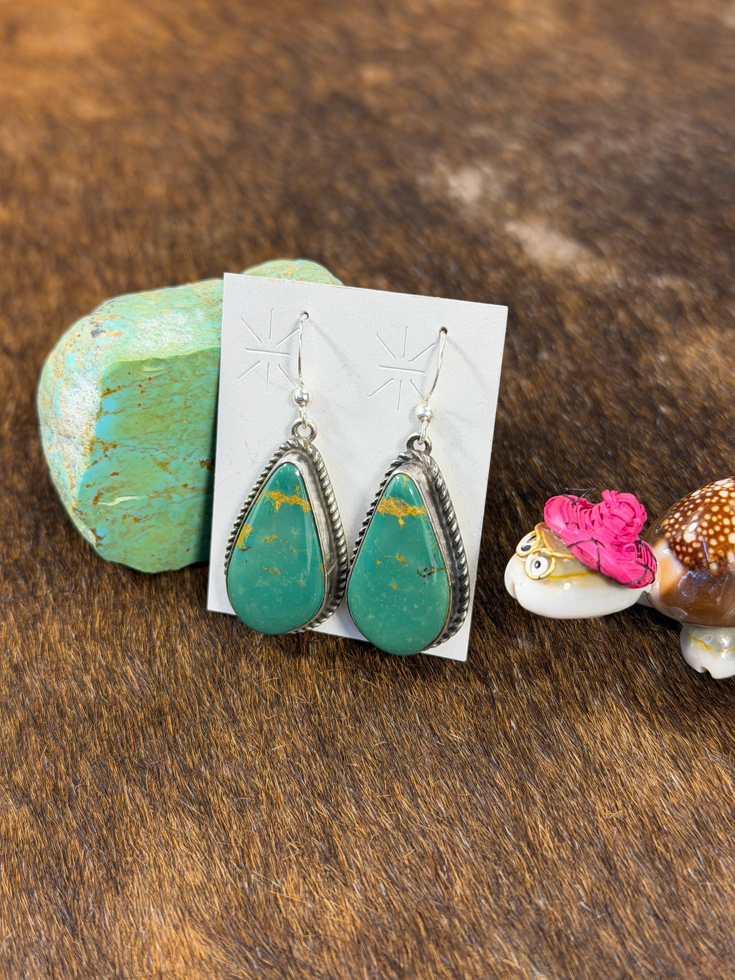 Royston Turquoise Dangle Earrings