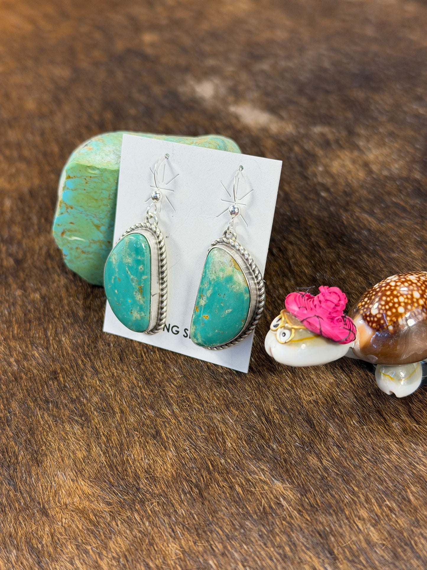 Royston Turquoise Dangle Earrings