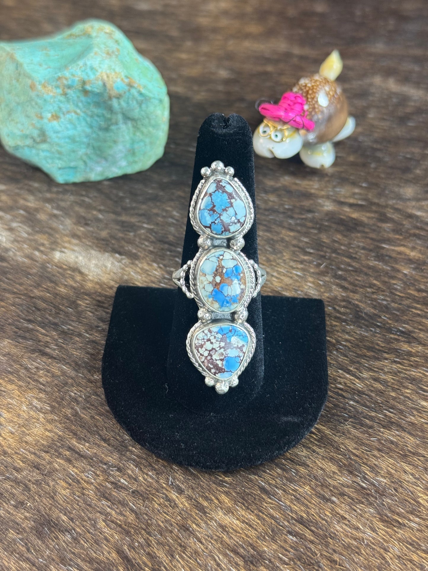 3 Stone Golden Hills Ring
