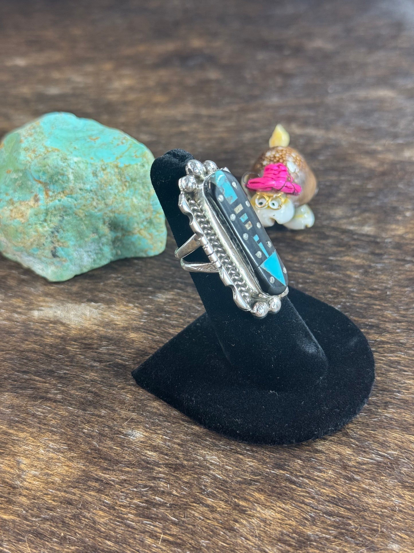 Night sky Inlay ring