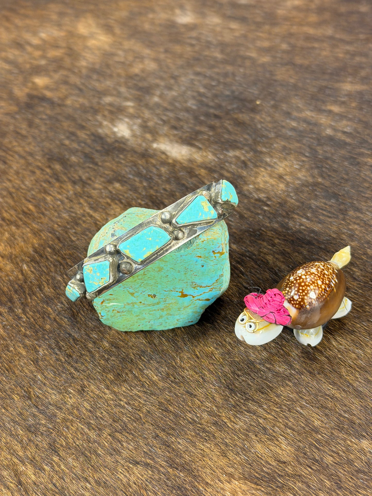 5 Stone Kingman Turquoise Bracelet