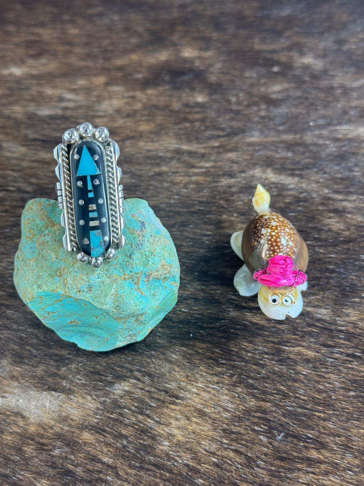 Night sky Inlay ring